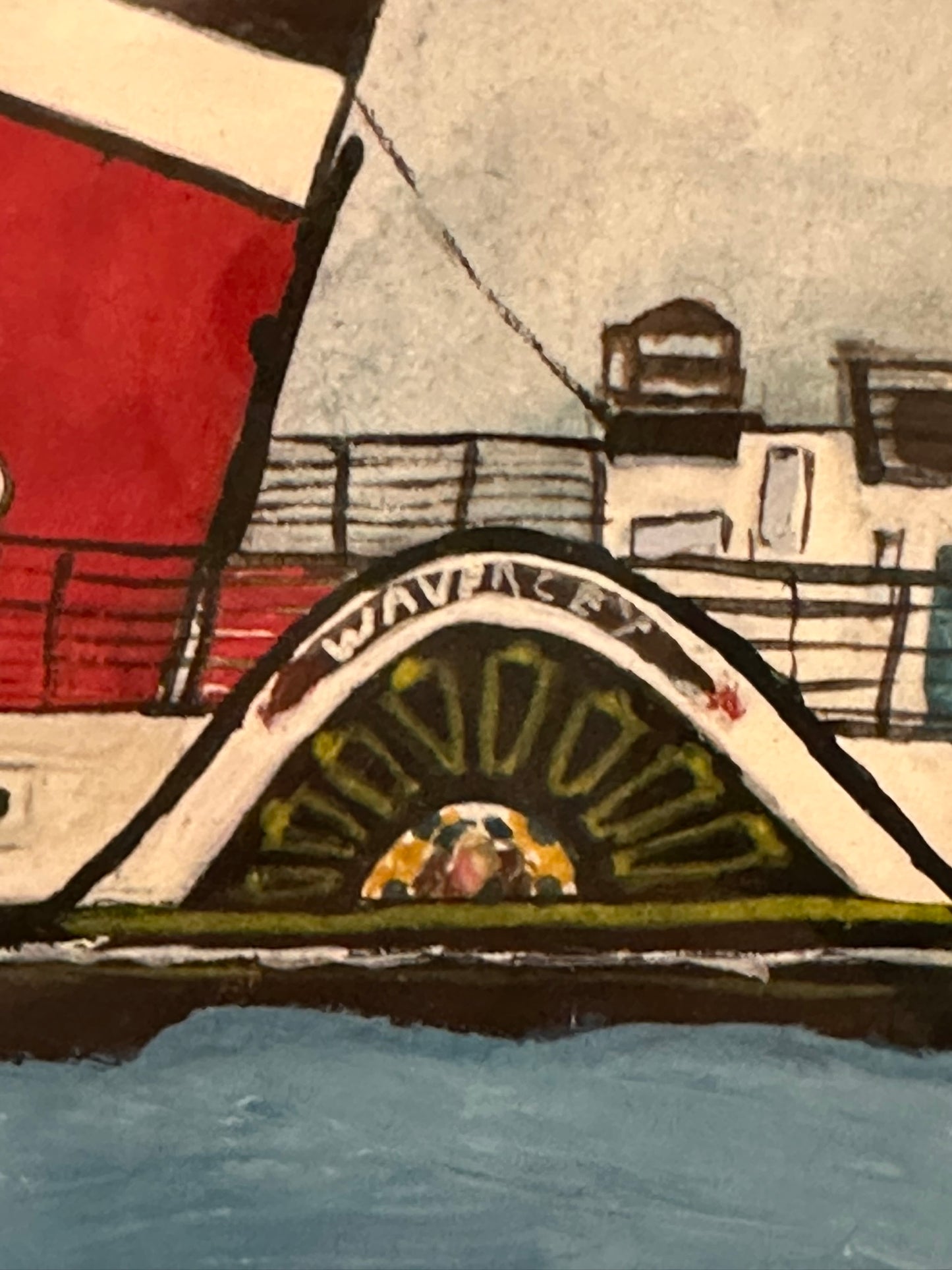 Fred Yates (1922 to 2008) - A Steamship, Waverley