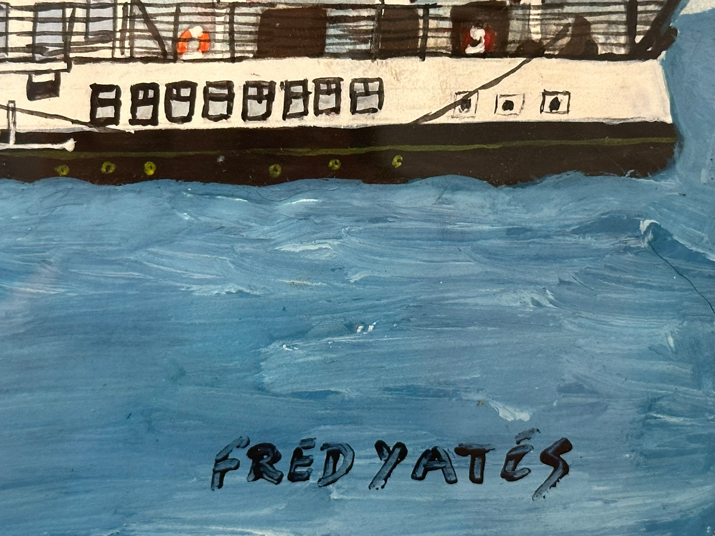 Fred Yates (1922 to 2008) - A Steamship, Waverley
