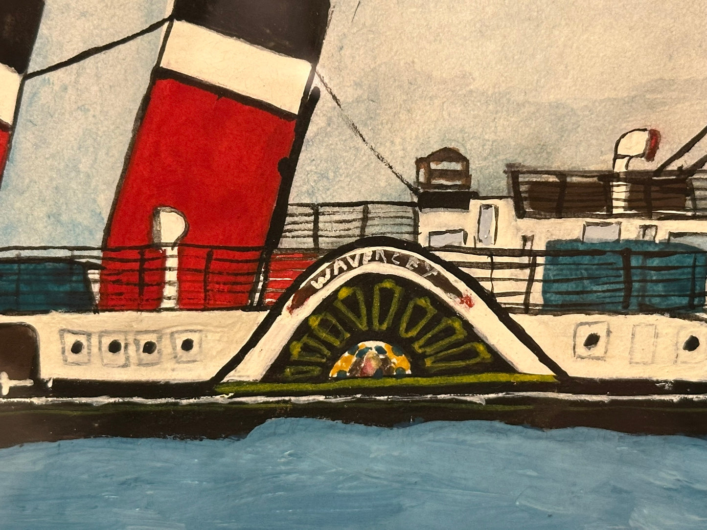 Fred Yates (1922 to 2008) - A Steamship, Waverley