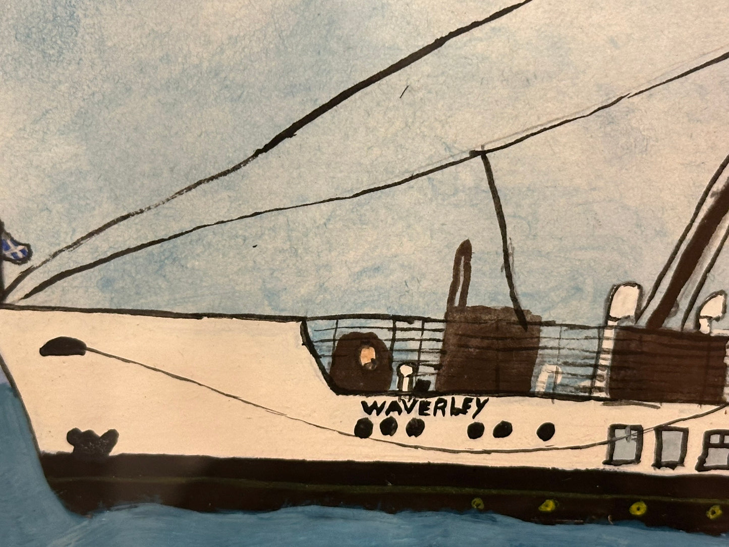 Fred Yates (1922 to 2008) - A Steamship, Waverley