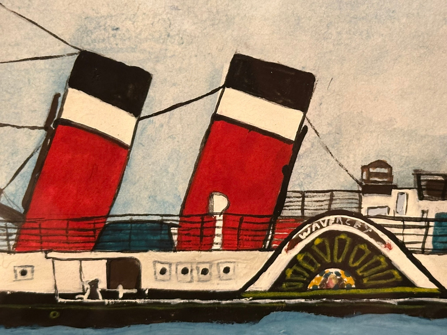 Fred Yates (1922 to 2008) - A Steamship, Waverley