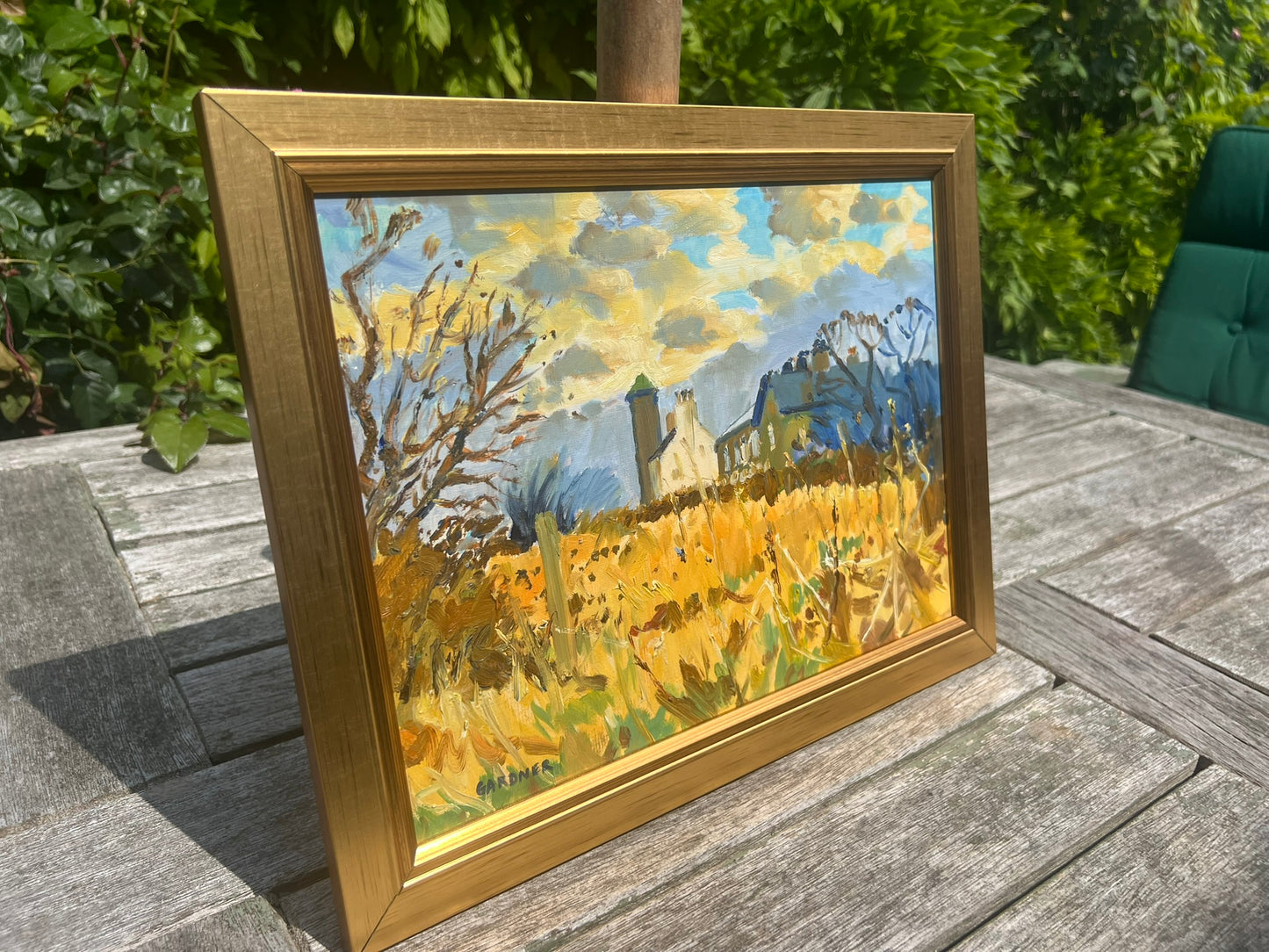Keith Gardner RCA Framed Oil Painting Our Lady of Pity Greasby Signed 33x25cm