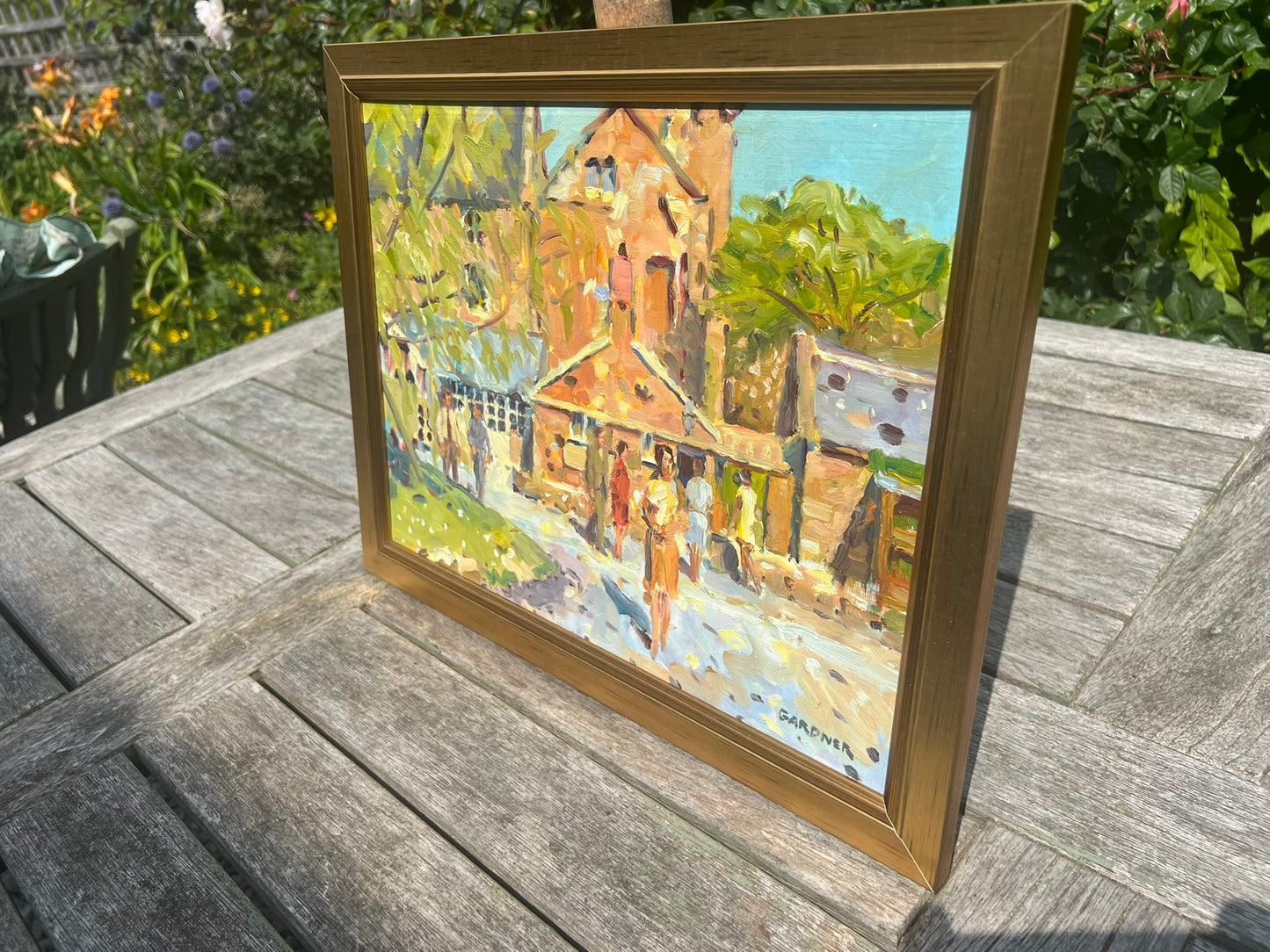 Keith Gardner RCA Framed Original Oil Painting Brimstage Hall Wirral Signed