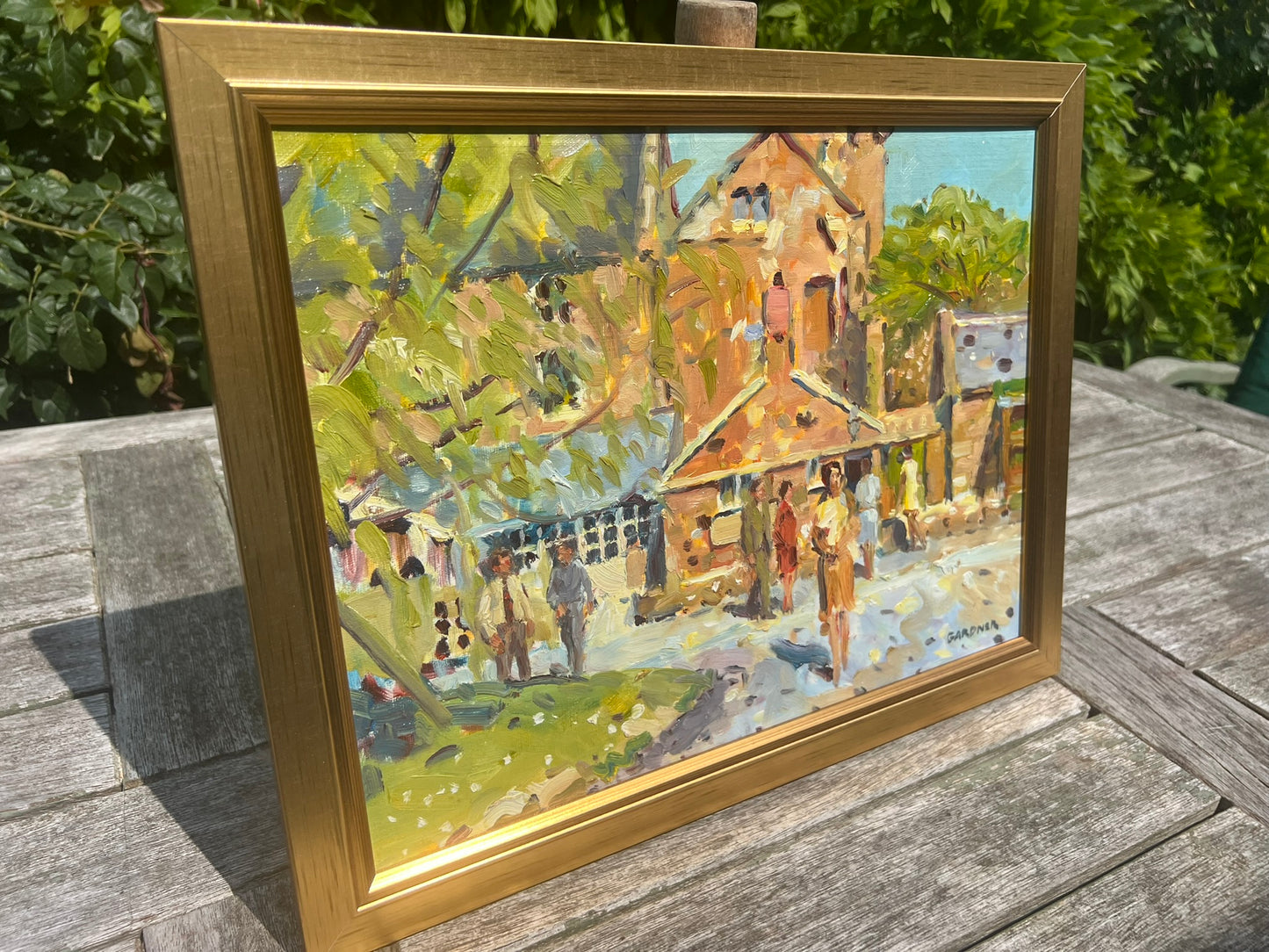 Keith Gardner RCA Framed Original Oil Painting Brimstage Hall Wirral Signed