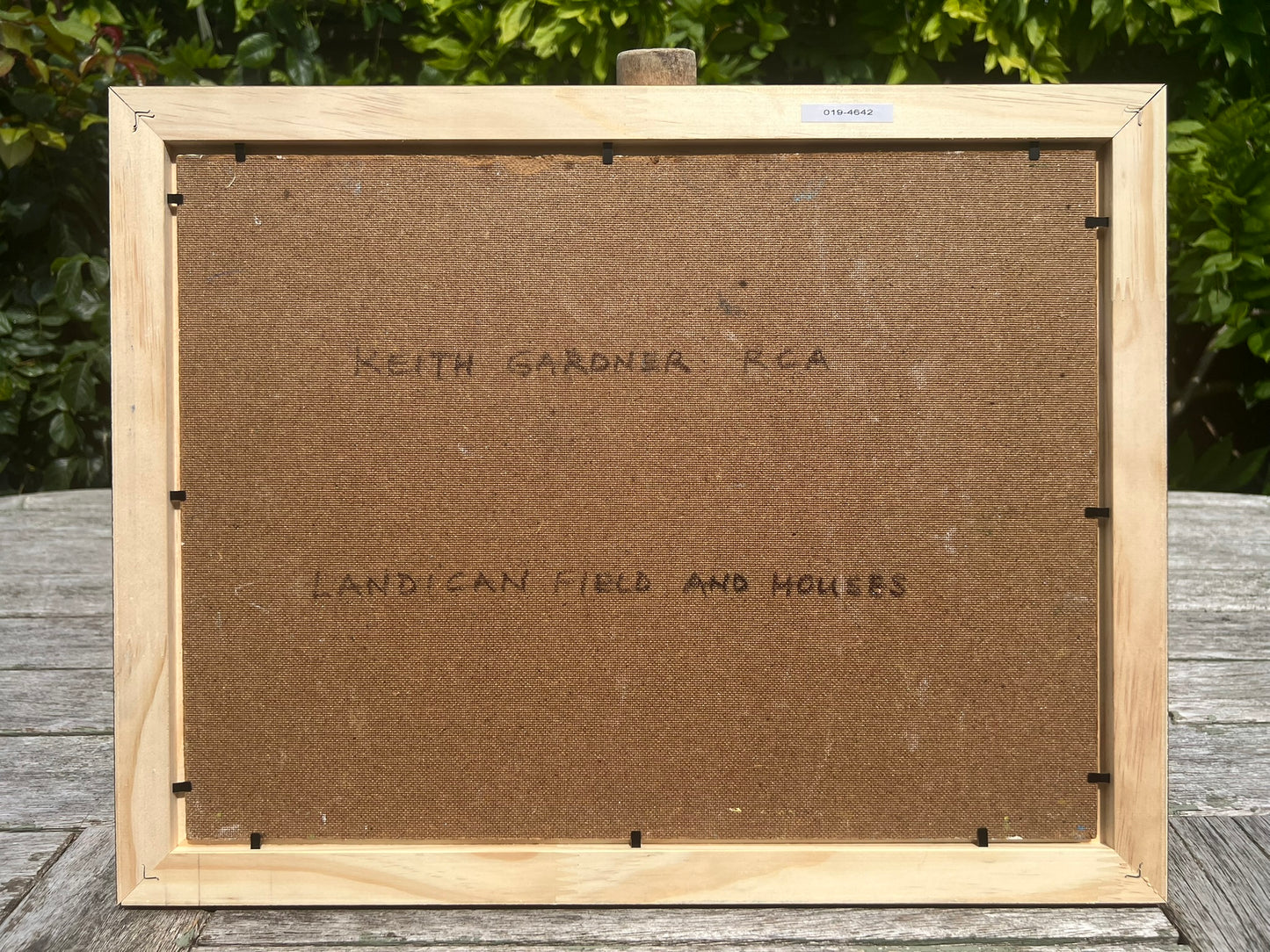 Keith Gardner RCA Landican Fields and Houses 40x30cm