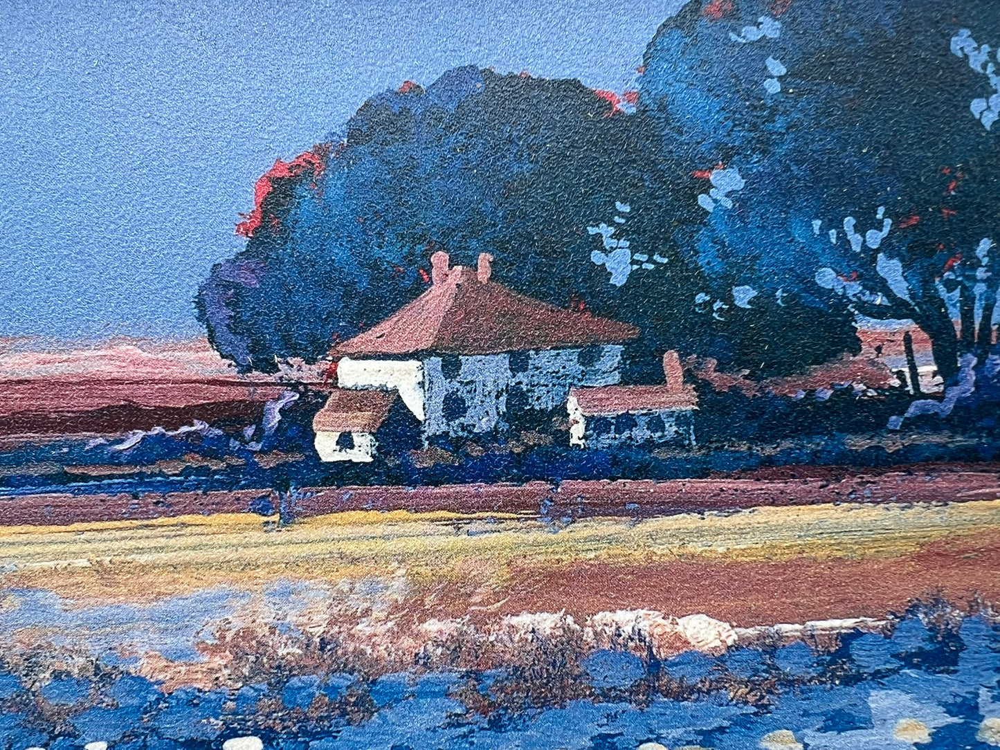 John Horsewell - Blue Fields, Tuscany