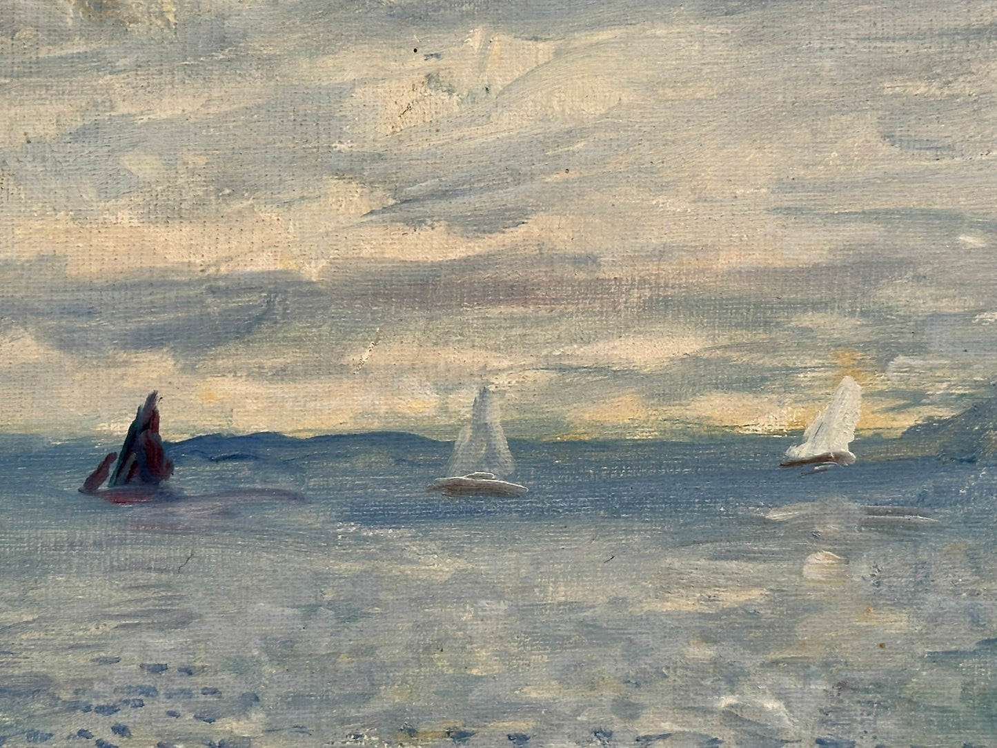 Ronald Ossory Dunlop RA (1894 to 1973) - No. 5 Seascape (I. of W.)