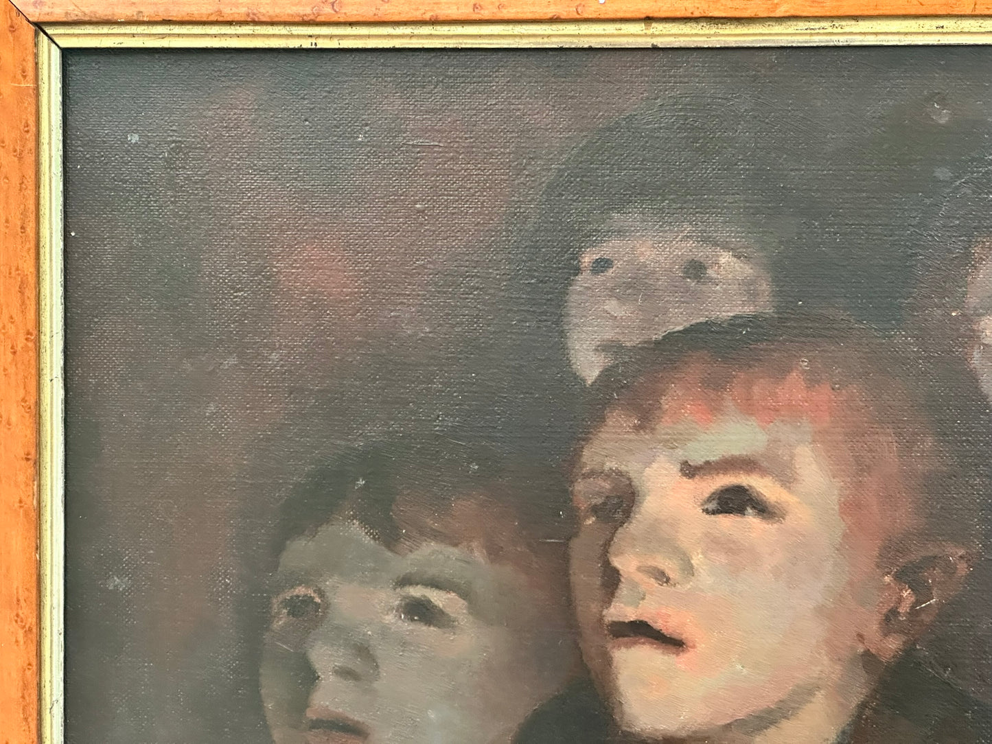 Morris Kestelman RA - Children at Cinema c.1940 - Oil Painting