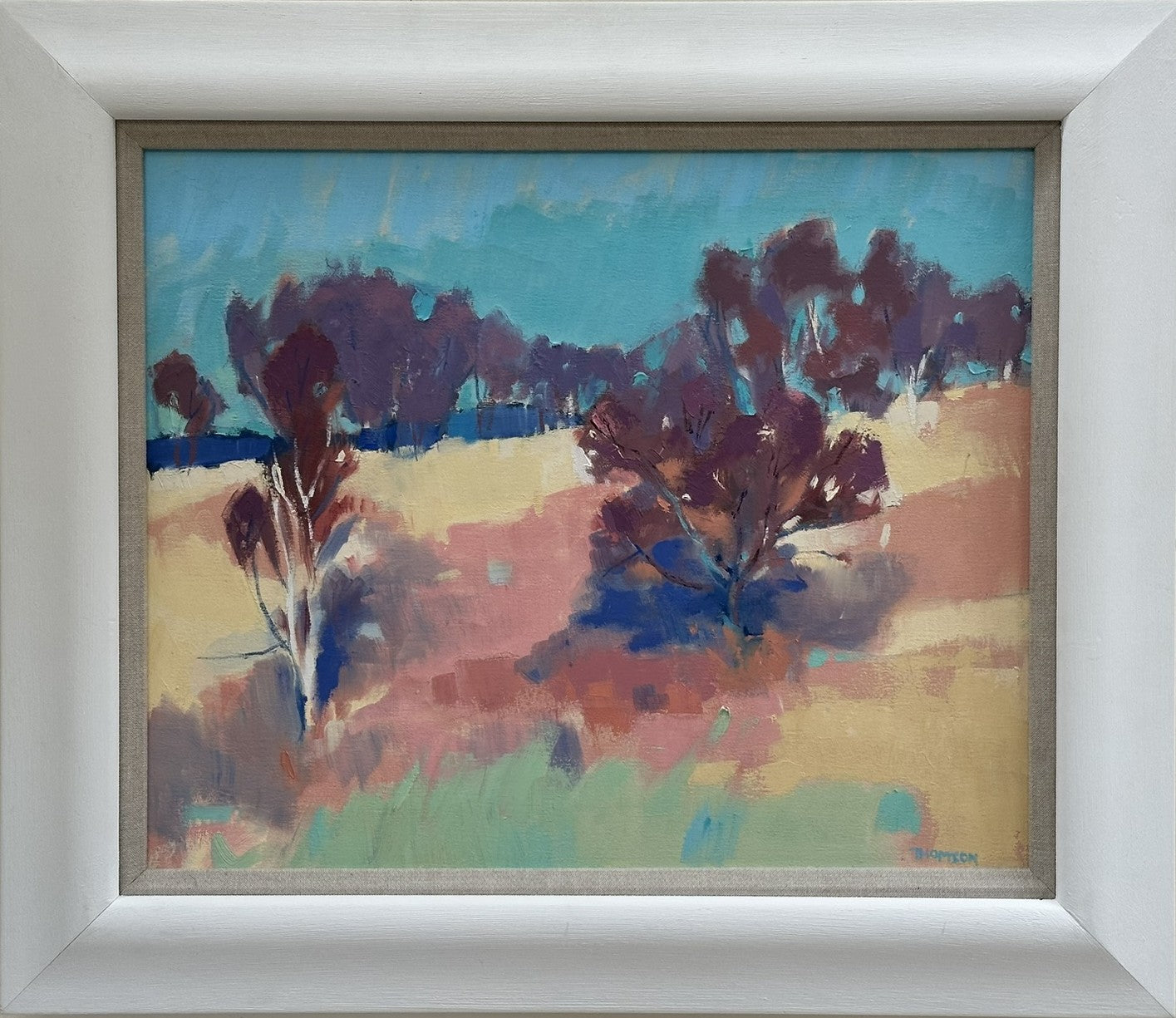 Marion Thomson - The Edge of the Moor - Scottish Landscape Oil Painting