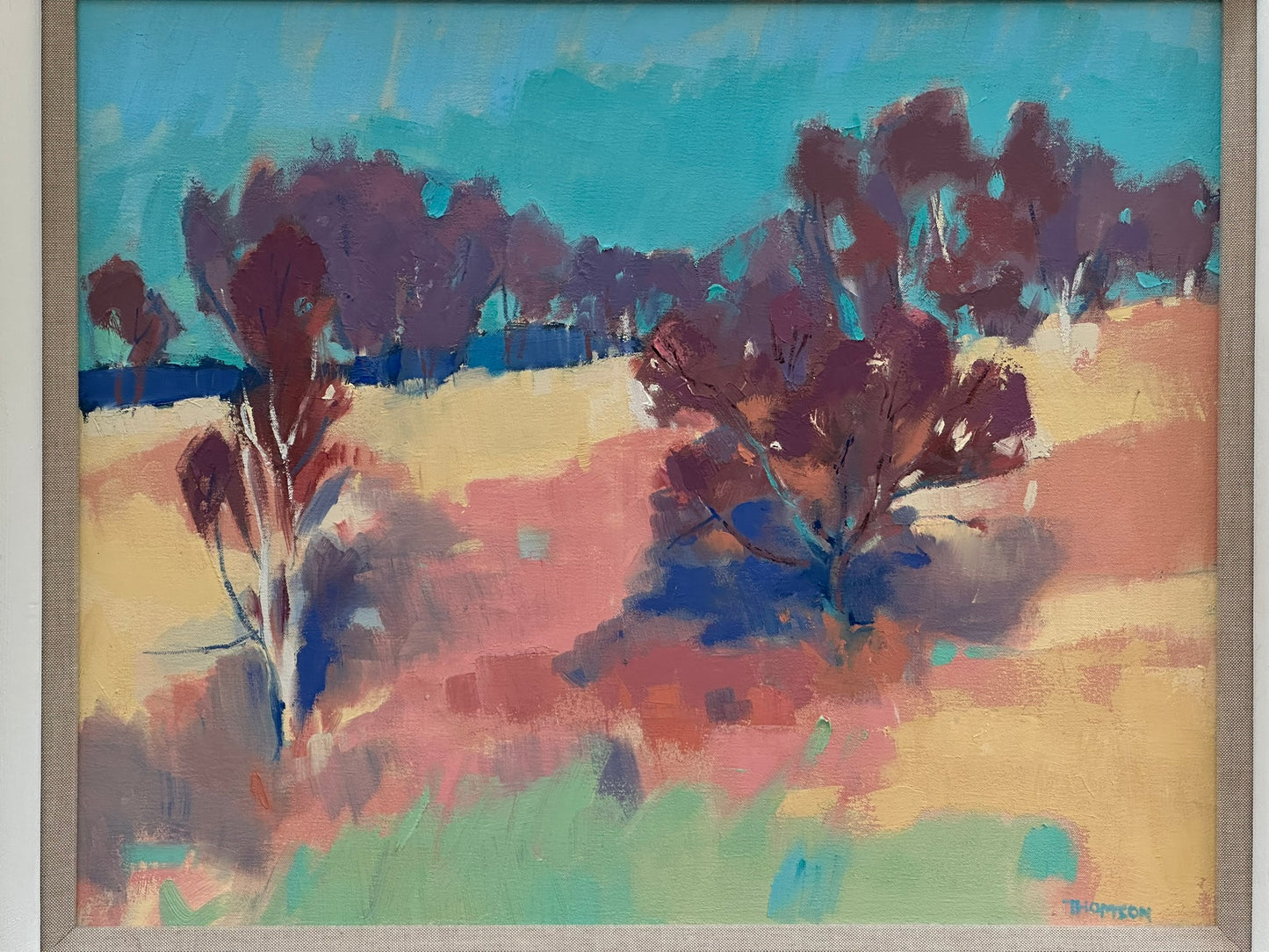 Marion Thomson - The Edge of the Moor - Scottish Landscape Oil Painting