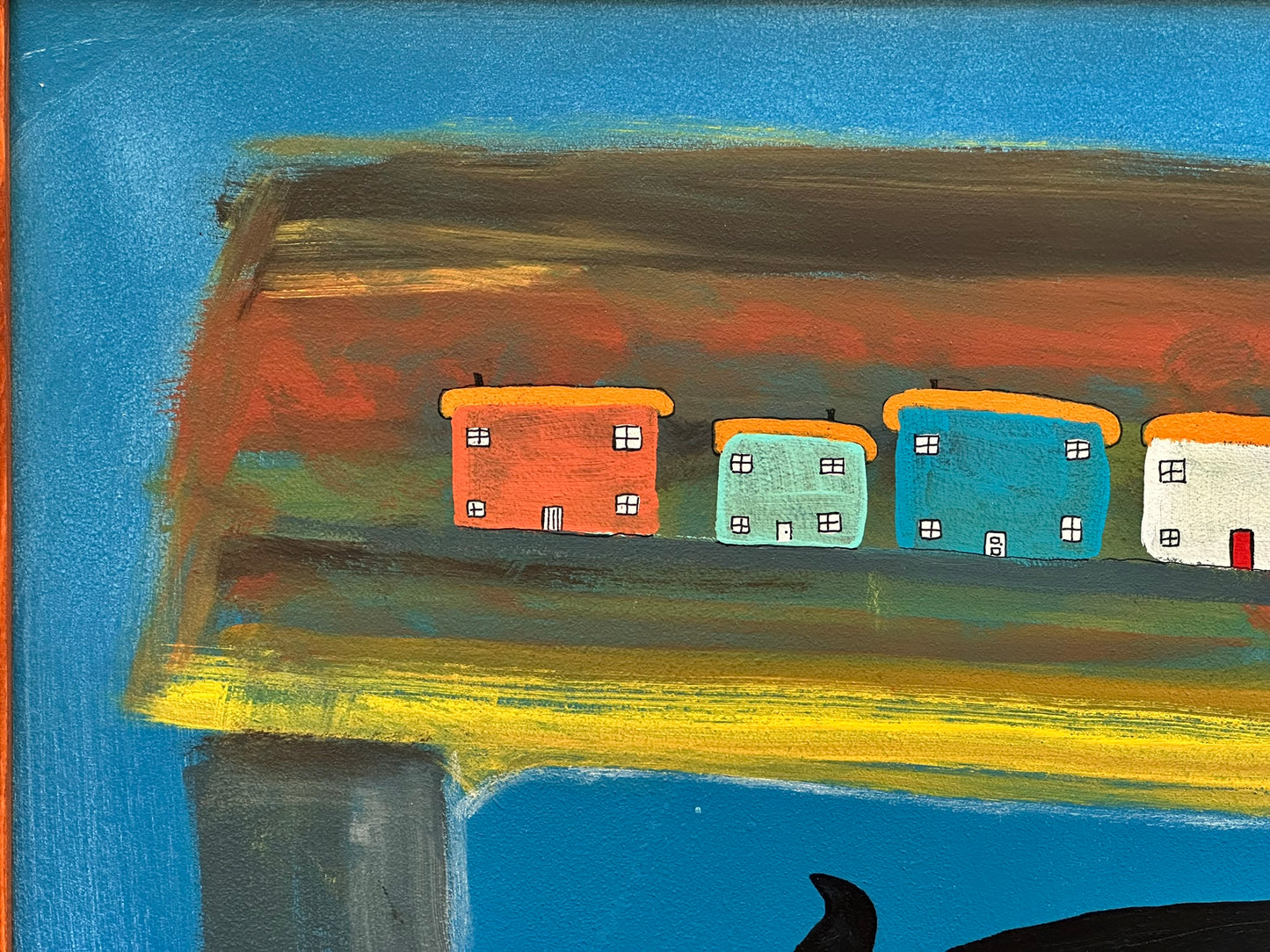 Steve Camps (b.1957) - Hide and Seek - Cornish Oil on Board