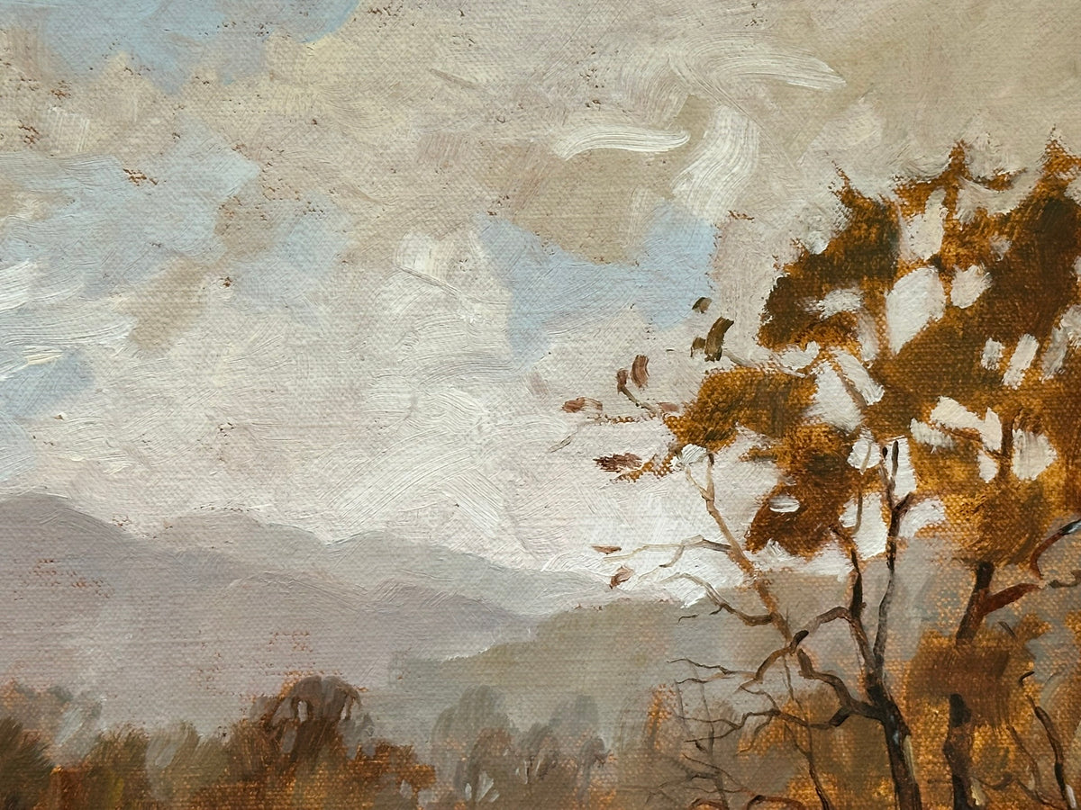Robert Martin Tomlinson - The Boathouse, Brathay, Estuary - Oil on Canvas