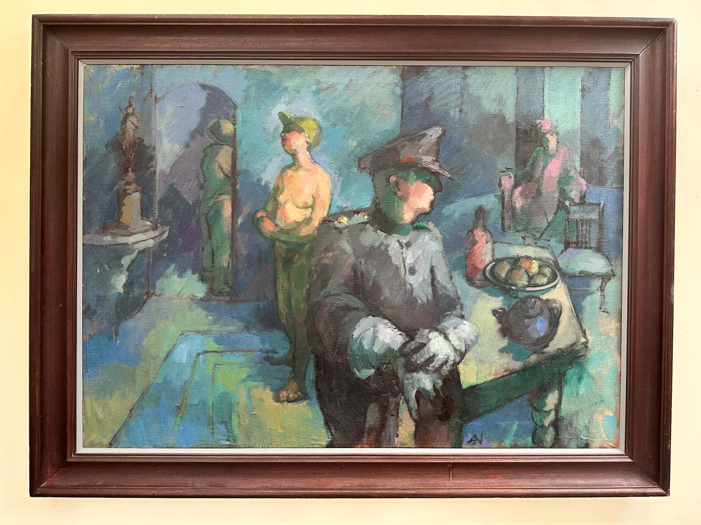 Annie Newnham (d.2010) - Act I Scene II - Oil on Canvas