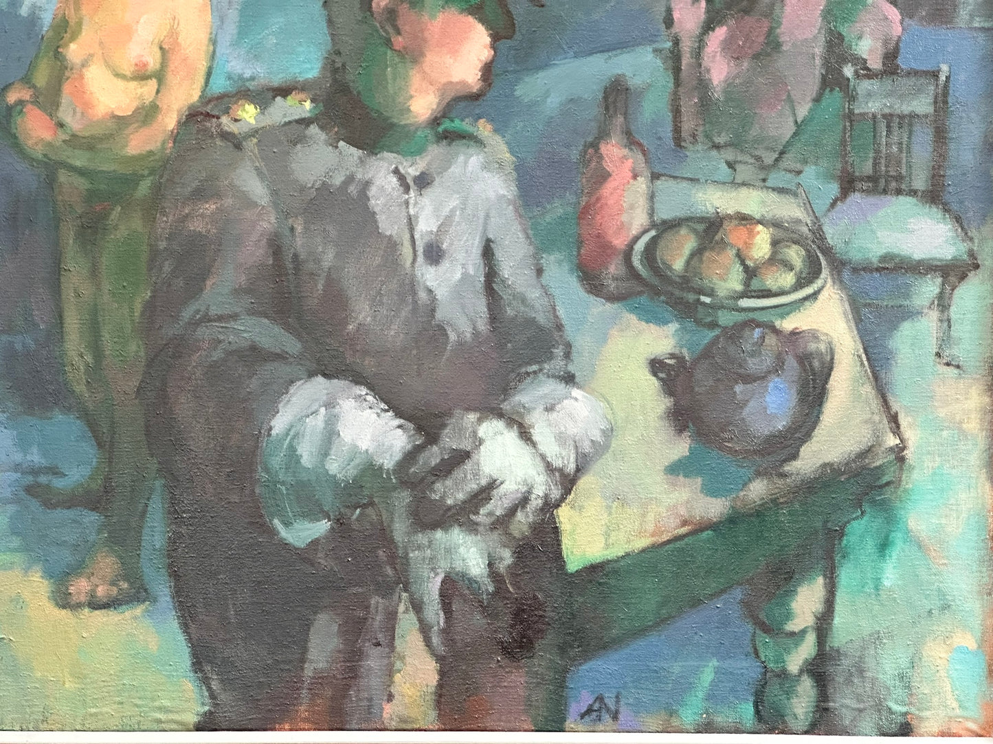 Annie Newnham (d.2010) - Act I Scene II - Oil on Canvas
