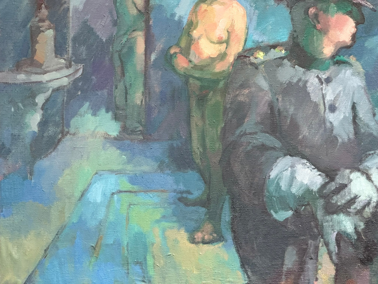 Annie Newnham (d.2010) - Act I Scene II - Oil on Canvas