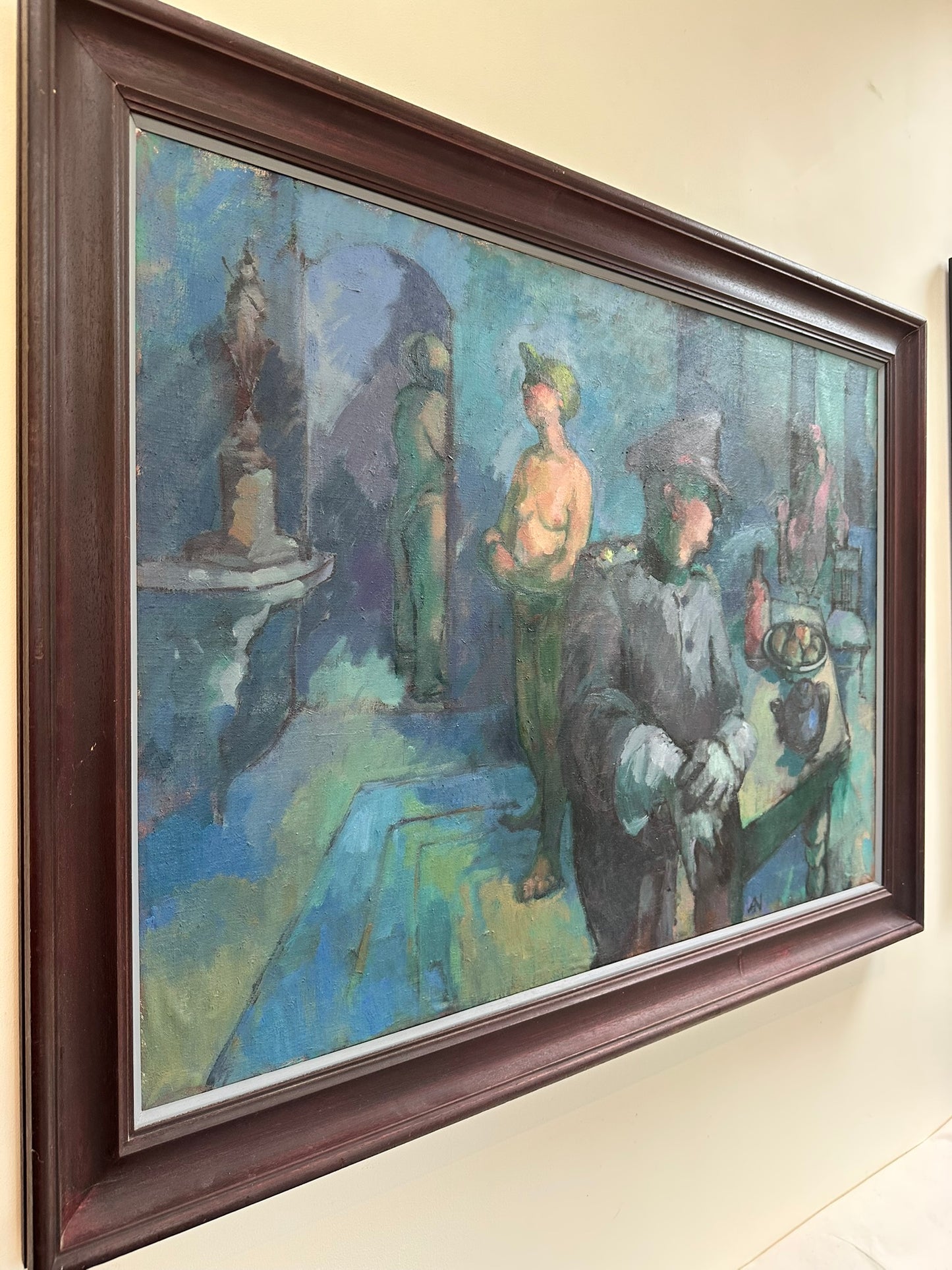 Annie Newnham (d.2010) - Act I Scene II - Oil on Canvas