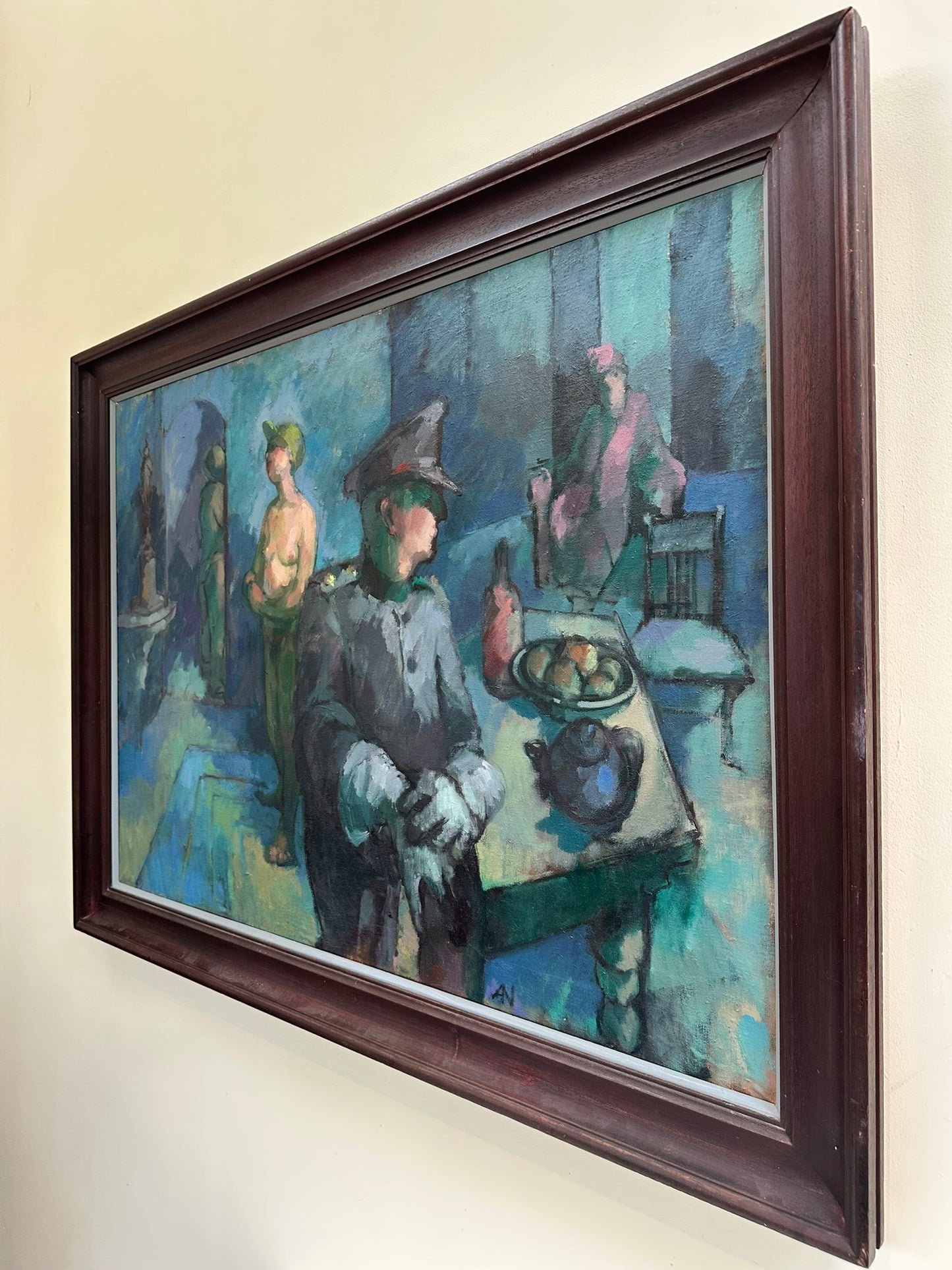 Annie Newnham (d.2010) - Act I Scene II - Oil on Canvas