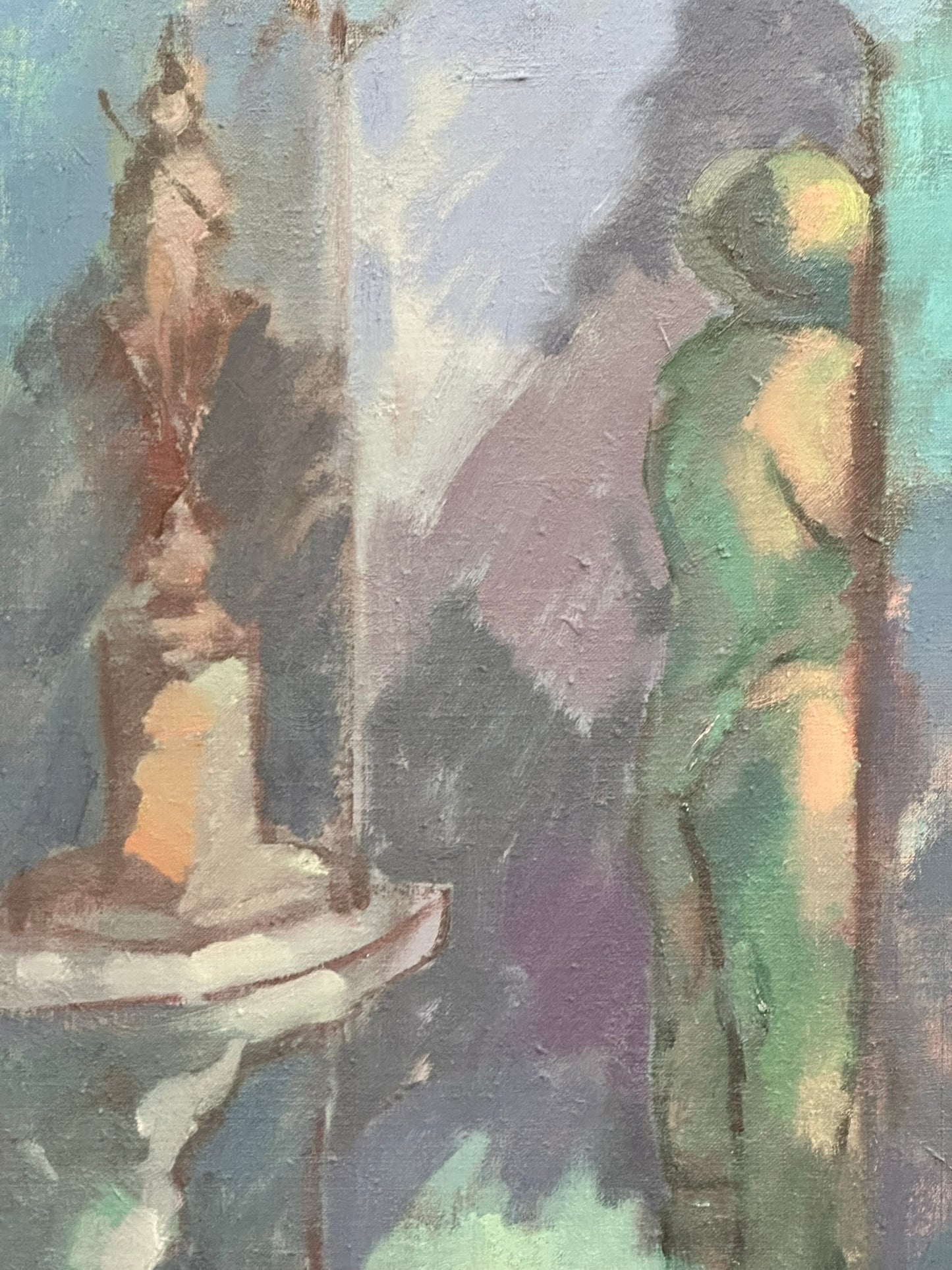 Annie Newnham (d.2010) - Act I Scene II - Oil on Canvas