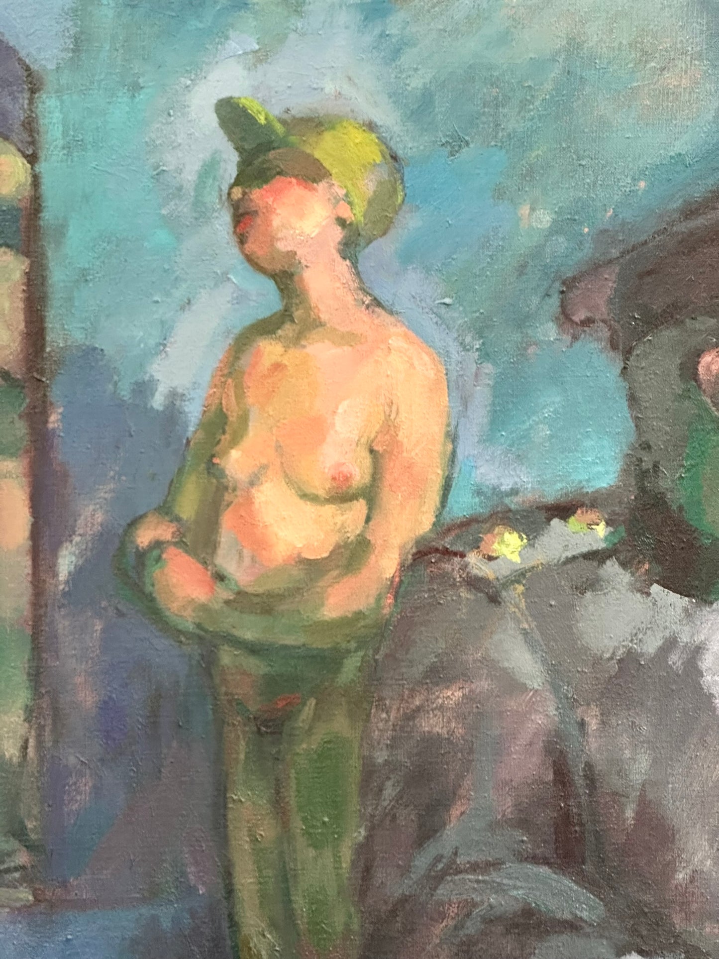 Annie Newnham (d.2010) - Act I Scene II - Oil on Canvas