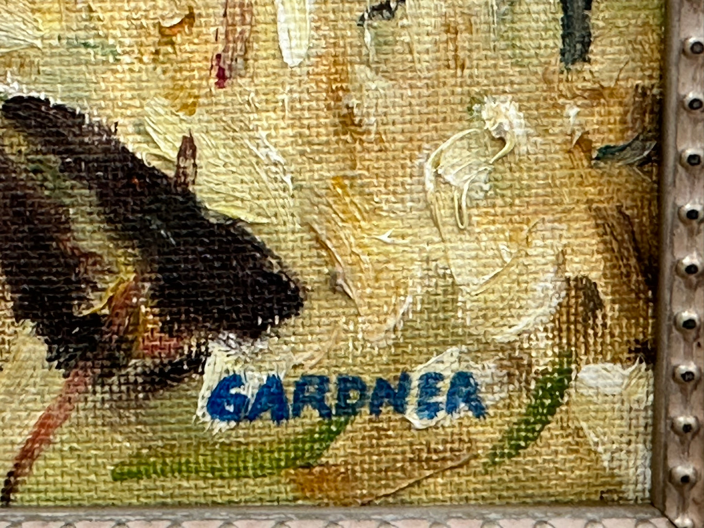 Keith Gardner RCA - Harvest Time - Double-Sided Oil on Board