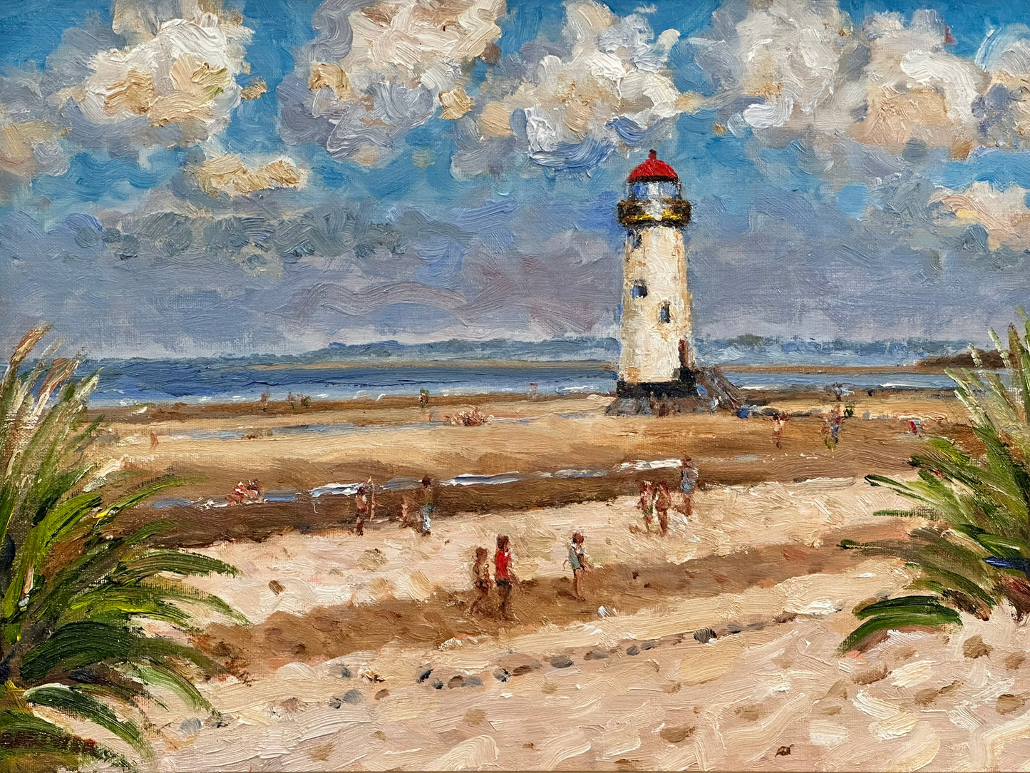 Keith Gardner RCA - Talacre Beach, 2004 - Oil on Board