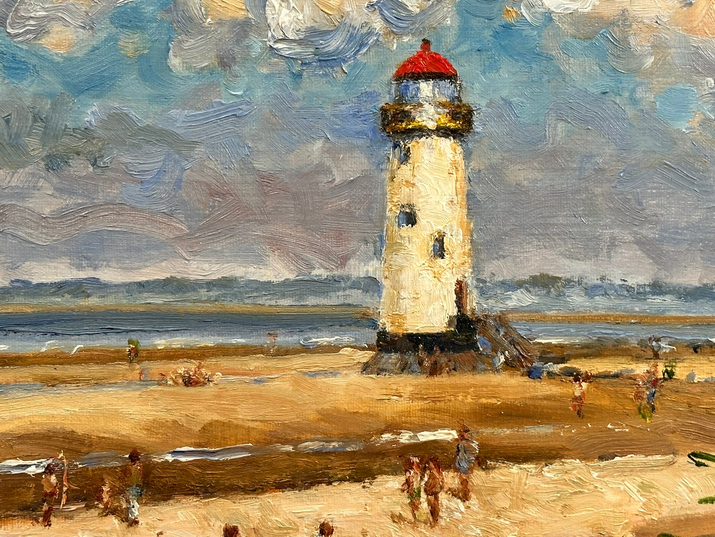 Keith Gardner RCA - Talacre Beach, 2004 - Oil on Board