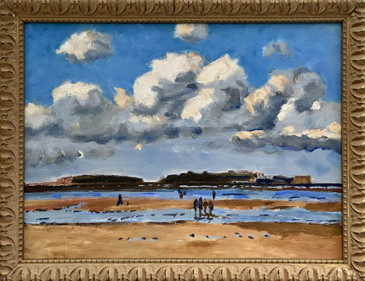 Keith Gardner RCA - Hilbre Island - Oil on Board