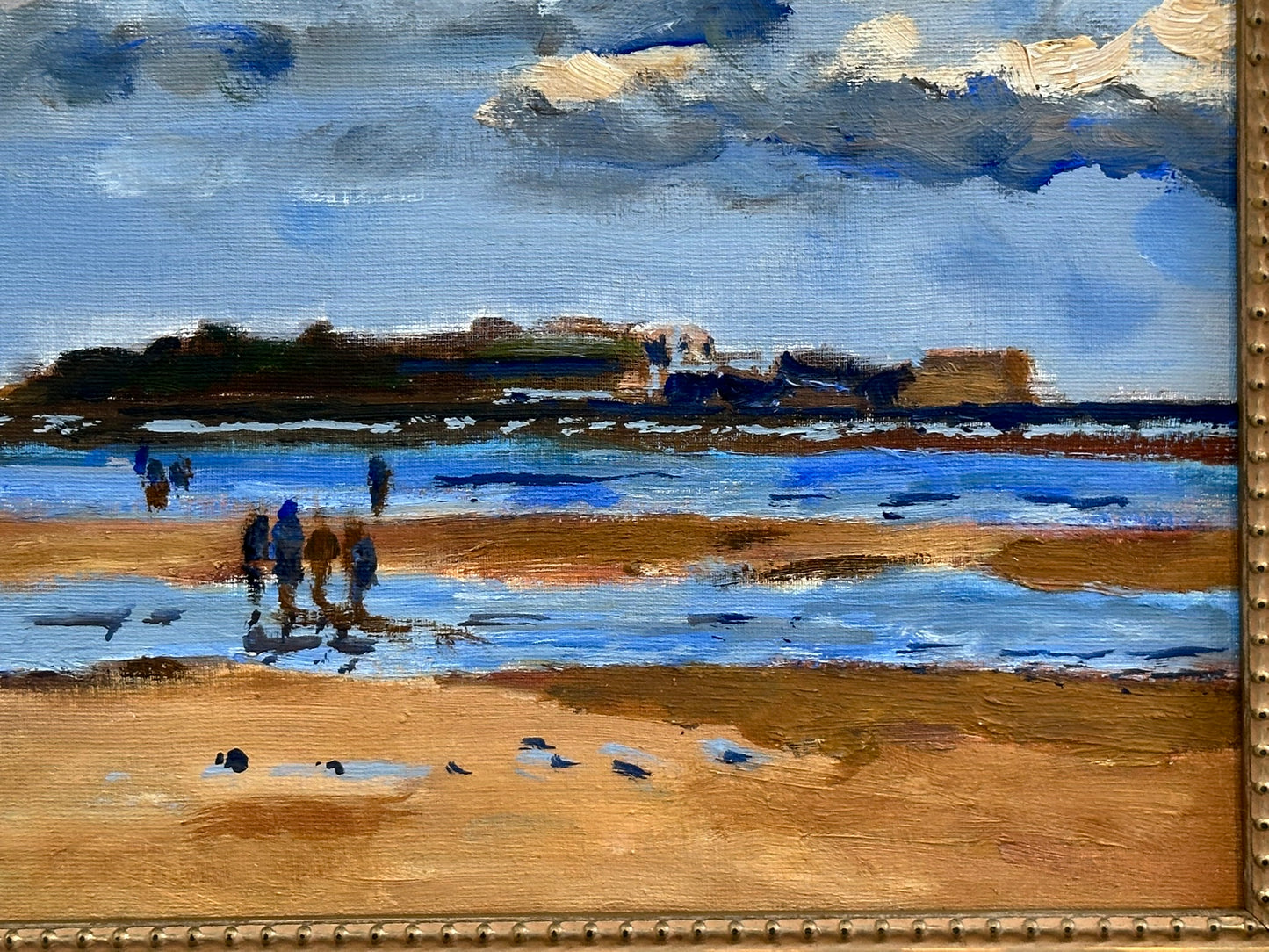 Keith Gardner RCA - Hilbre Island - Oil on Board