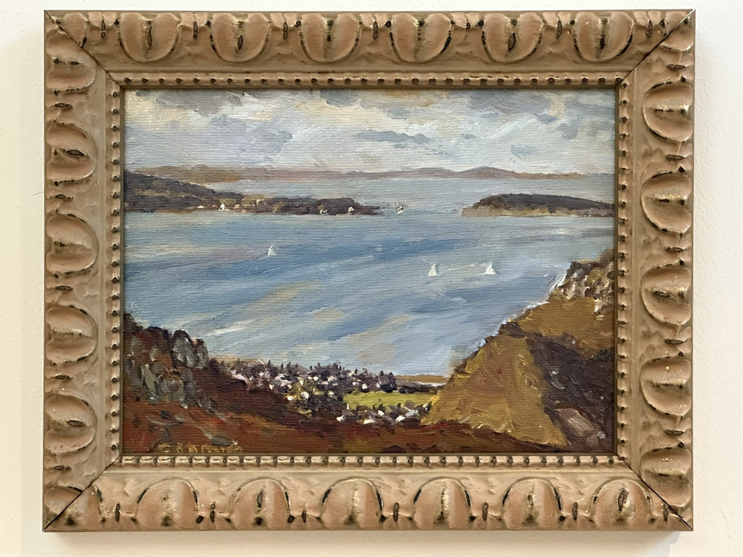 Keith Gardner RCA - Puffin Island from Above Dwygyfylchi - Small Oil Painting