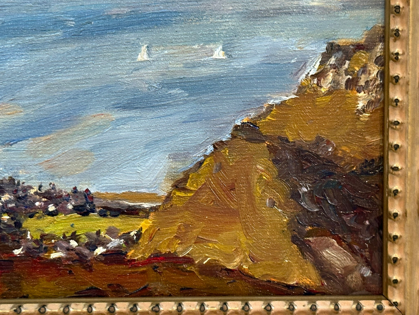 Keith Gardner RCA - Puffin Island from Above Dwygyfylchi - Small Oil Painting