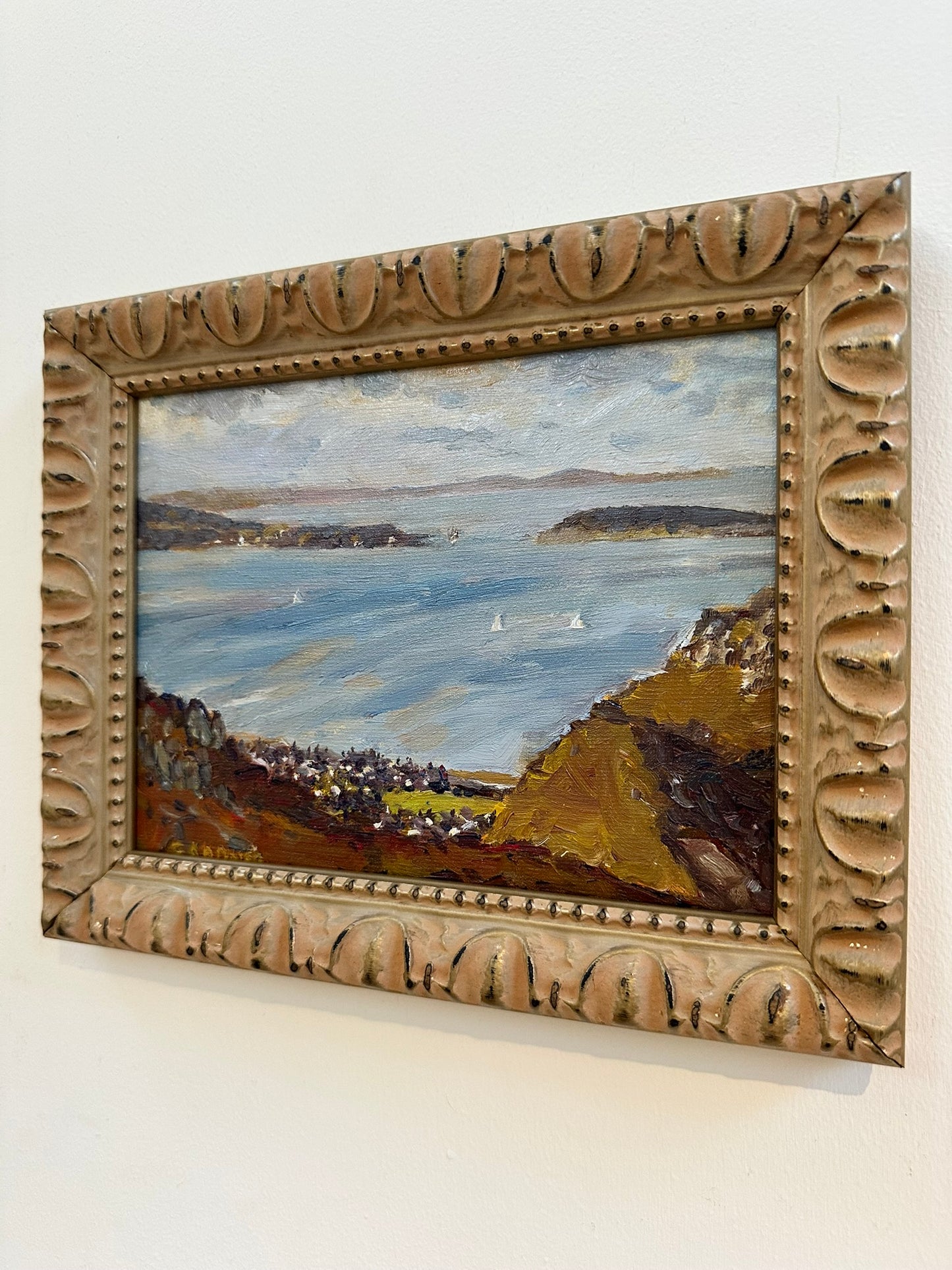 Keith Gardner RCA - Puffin Island from Above Dwygyfylchi - Small Oil Painting