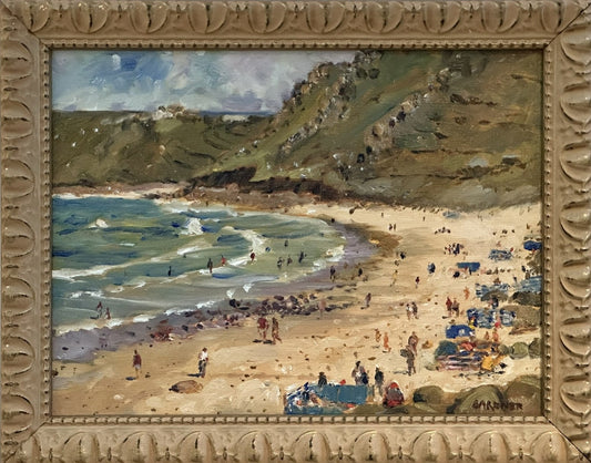 Keith James Gardner RCA (1933-2025) - Sennen Cove Beach from Car Park