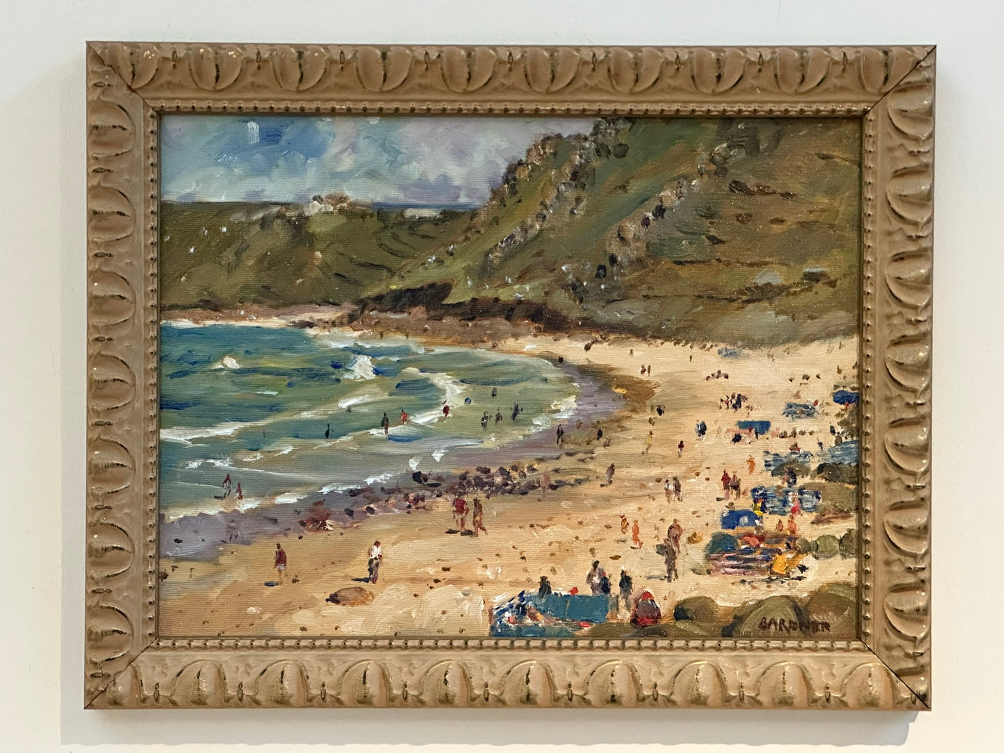 Keith James Gardner RCA (1933-2025) - Sennen Cove Beach from Car Park