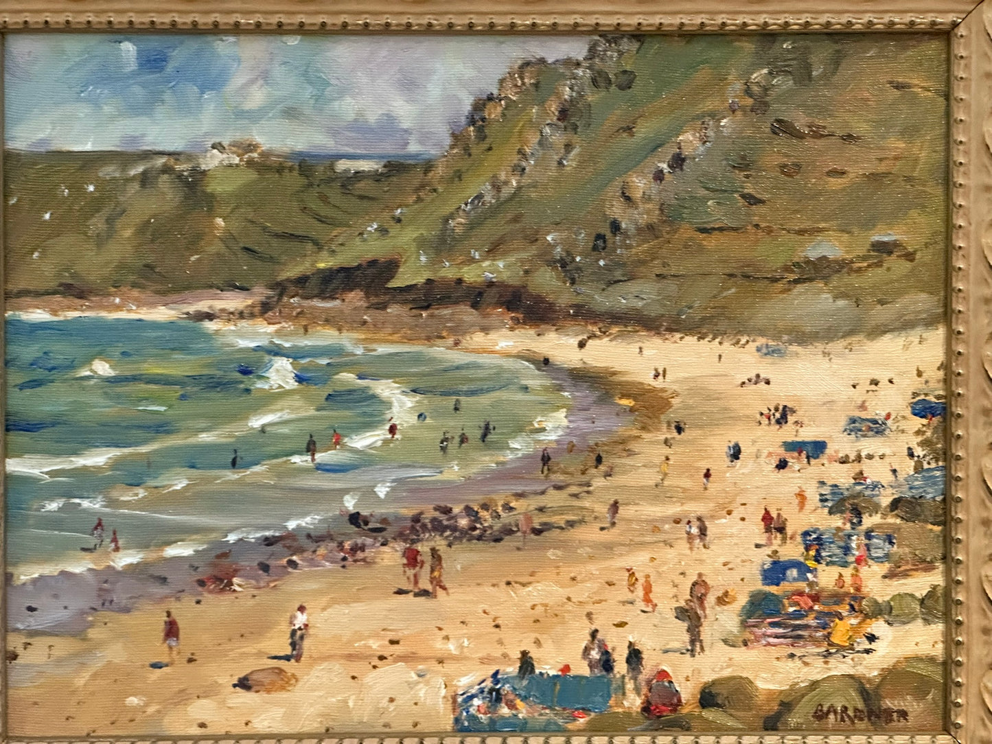 Keith James Gardner RCA (1933-2025) - Sennen Cove Beach from Car Park