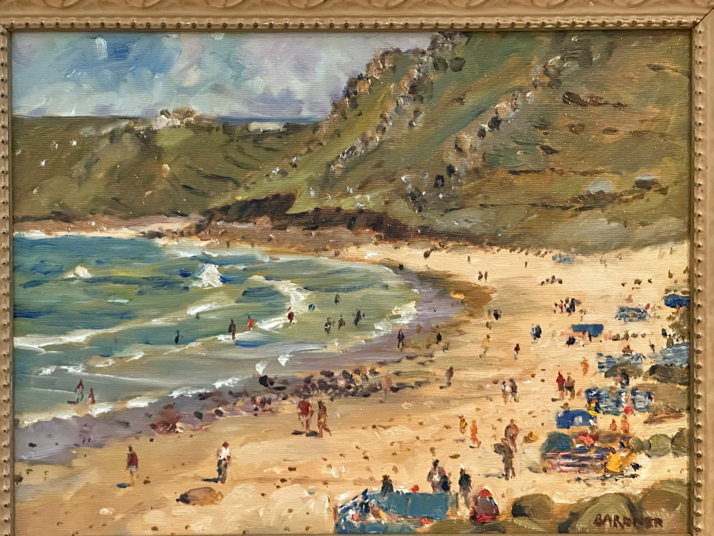Keith James Gardner RCA (1933-2025) - Sennen Cove Beach from Car Park