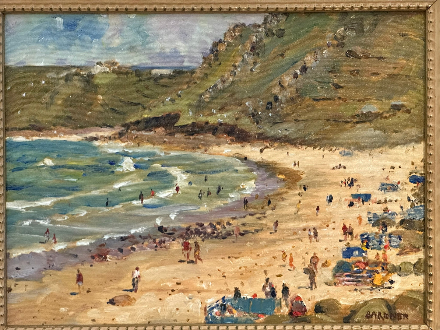 Keith James Gardner RCA (1933-2025) - Sennen Cove Beach from Car Park