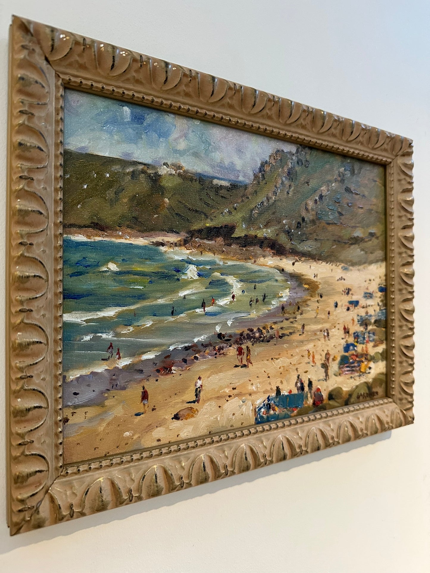 Keith James Gardner RCA (1933-2025) - Sennen Cove Beach from Car Park