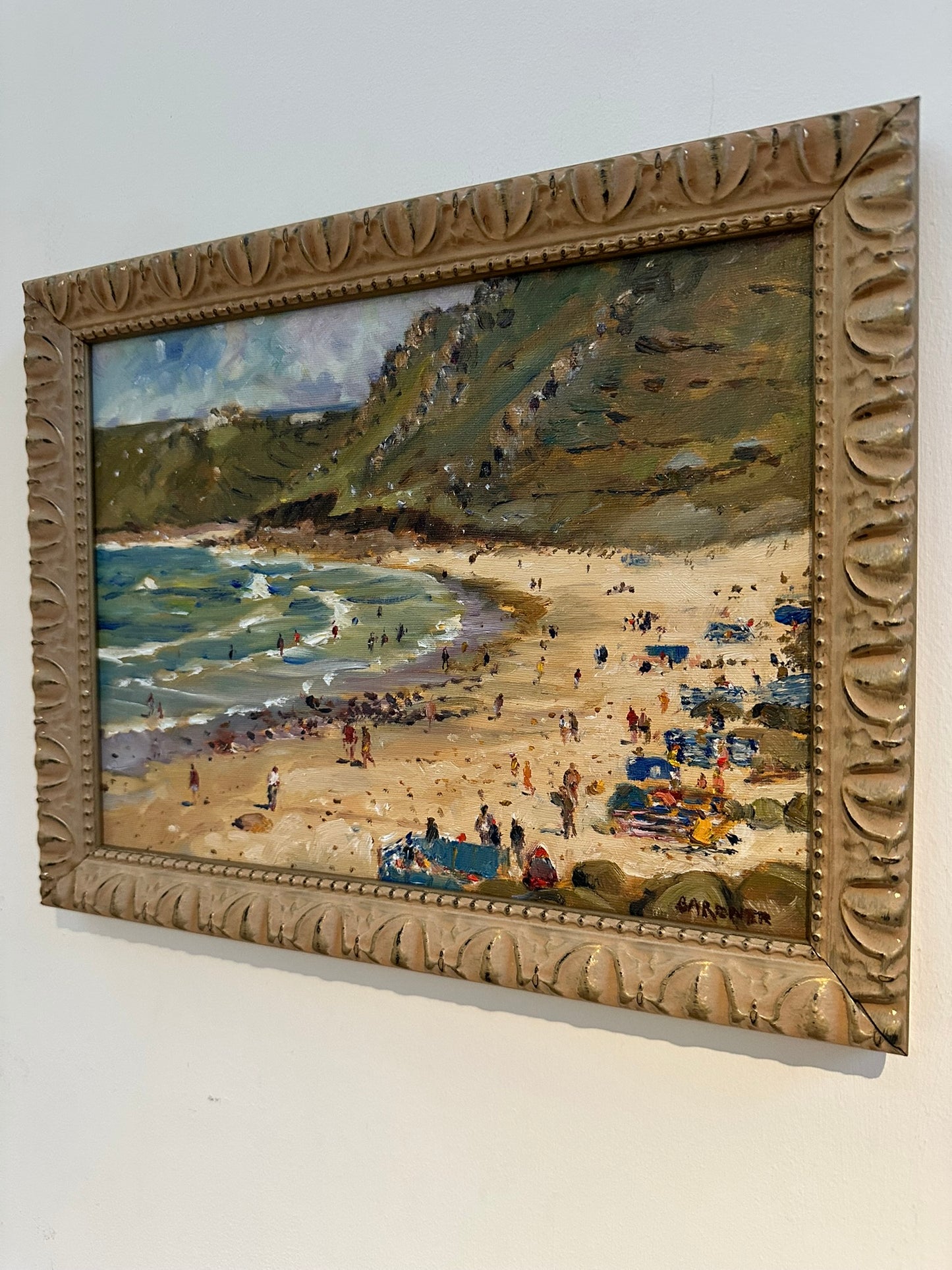 Keith James Gardner RCA (1933-2025) - Sennen Cove Beach from Car Park