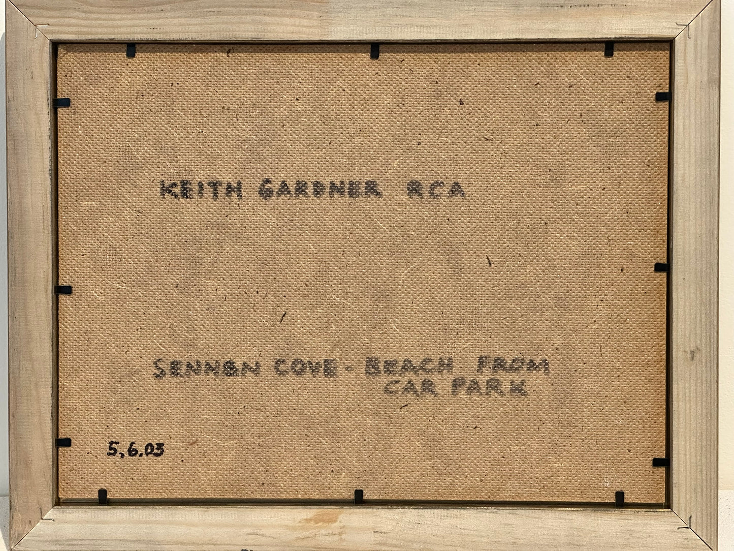 Keith James Gardner RCA (1933-2025) - Sennen Cove Beach from Car Park