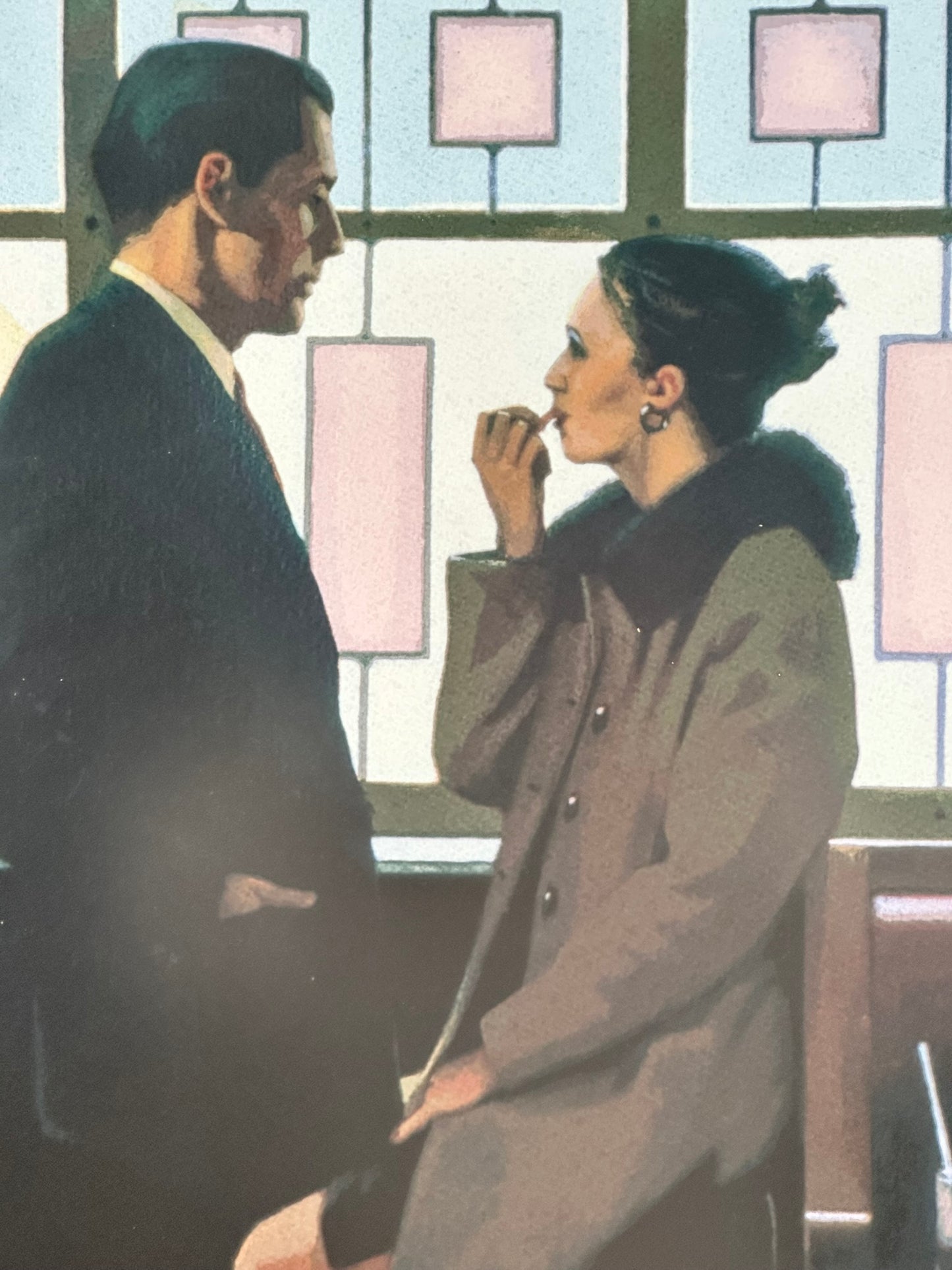 Jack Vettriano - Drifters Signed Limited Edition Silkscreen 58/295