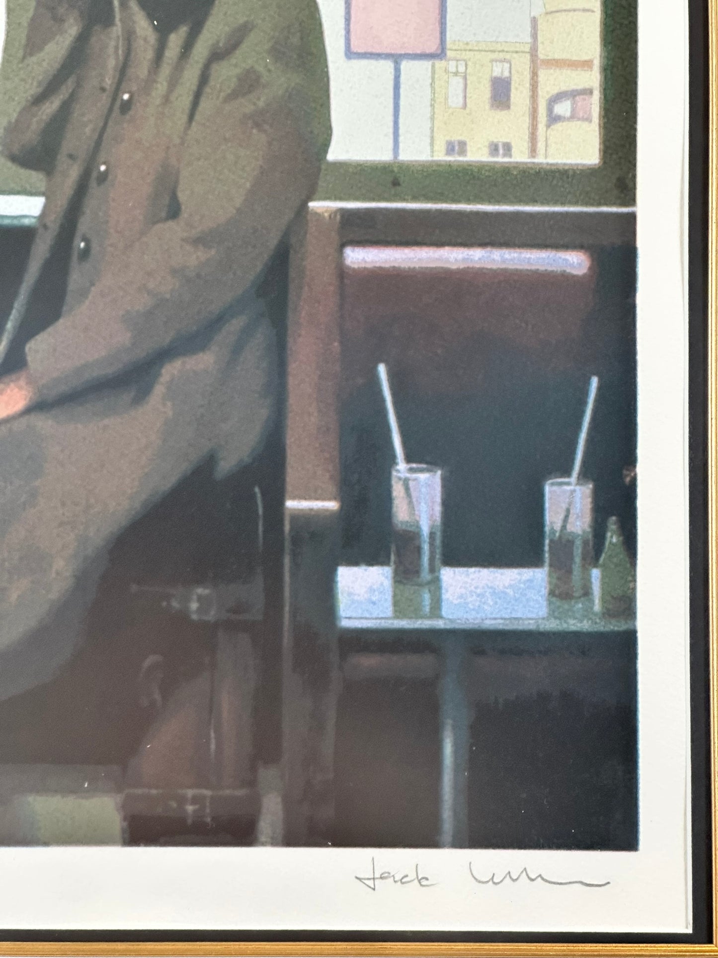 Jack Vettriano - Drifters Signed Limited Edition Silkscreen 58/295