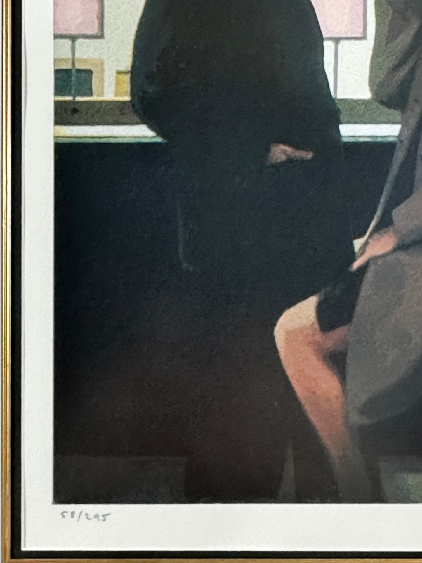 Jack Vettriano - Drifters Signed Limited Edition Silkscreen 58/295