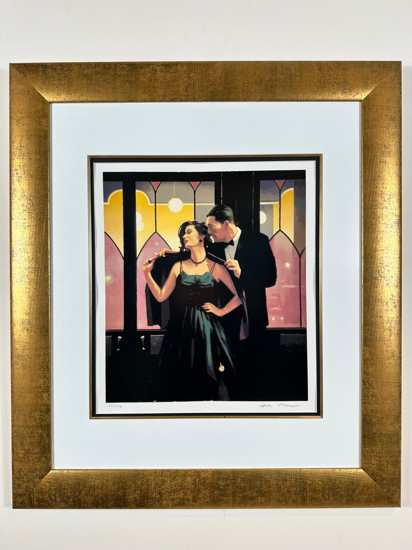 Jack Vettriano Words of Wisdom Signed Limited Edition Silkscreen 52/295