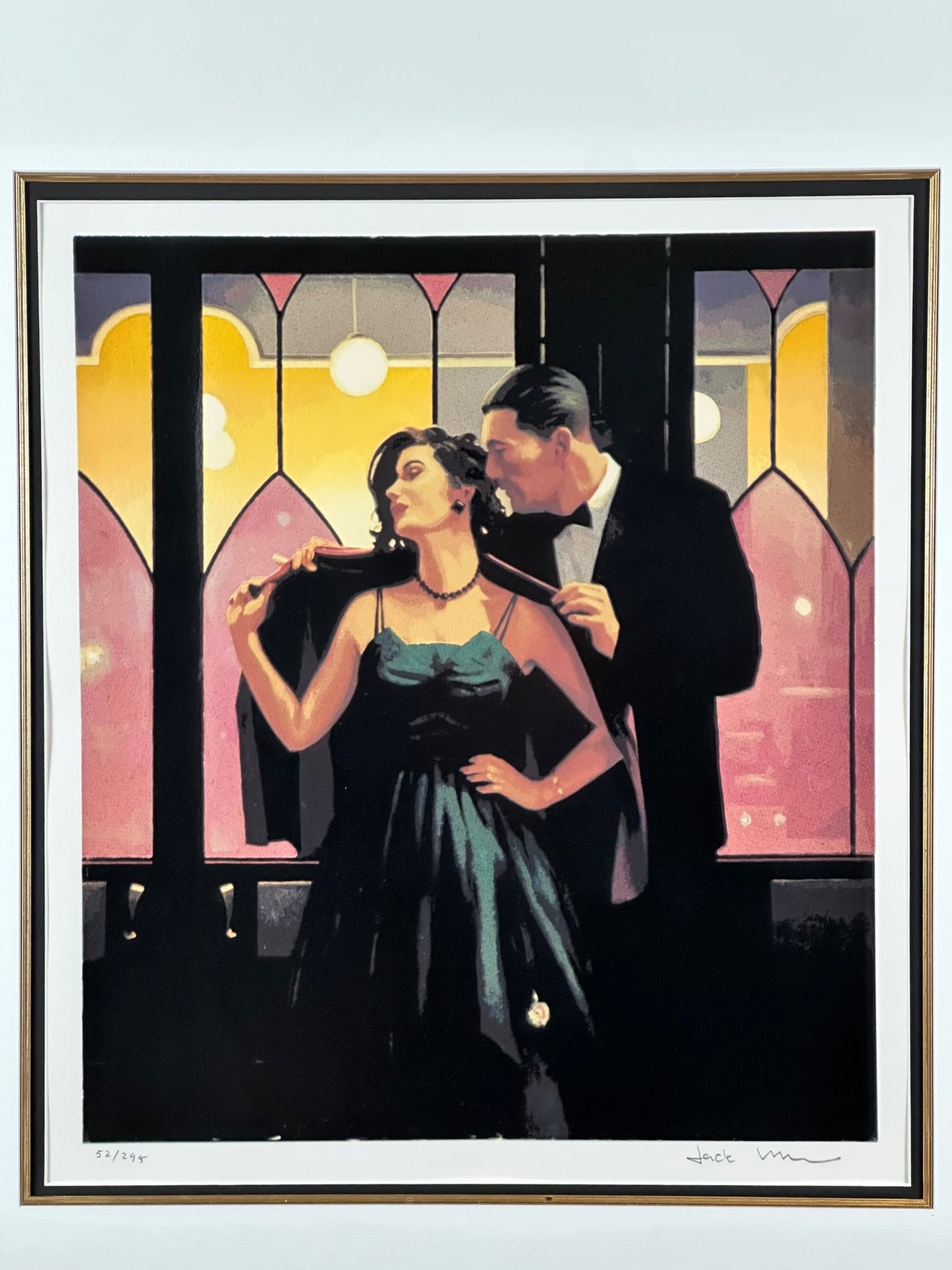 Jack Vettriano Words of Wisdom Signed Limited Edition Silkscreen 52/295