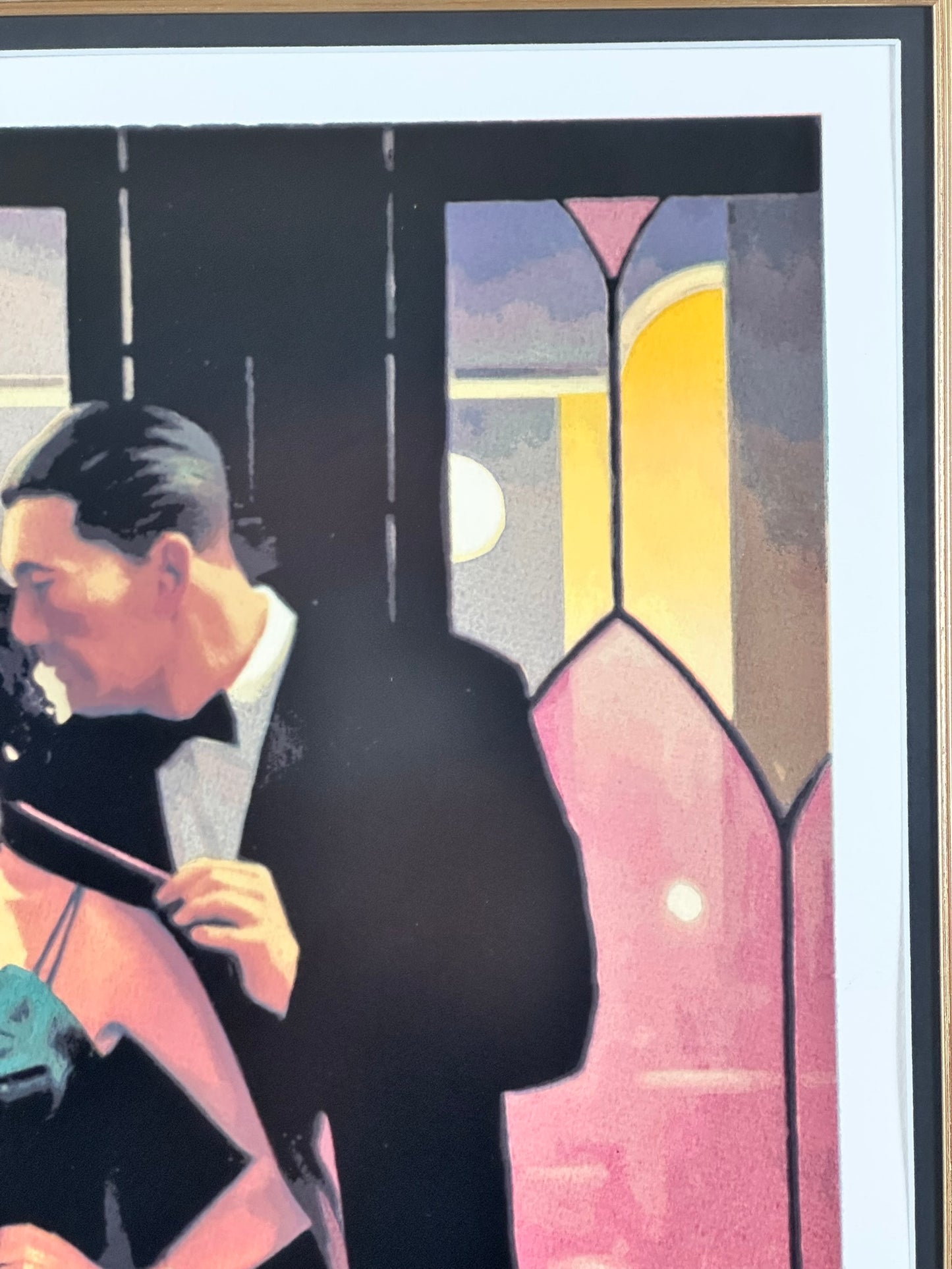 Jack Vettriano Words of Wisdom Signed Limited Edition Silkscreen 52/295