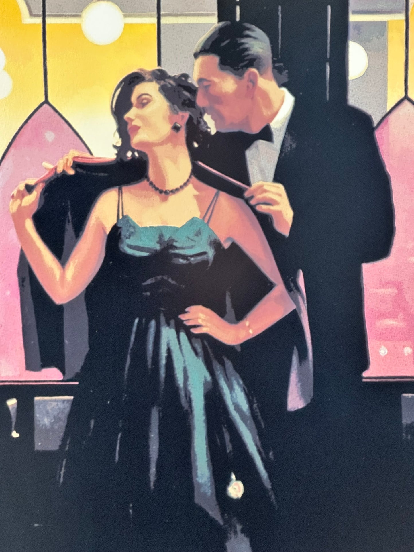 Jack Vettriano Words of Wisdom Signed Limited Edition Silkscreen 52/295