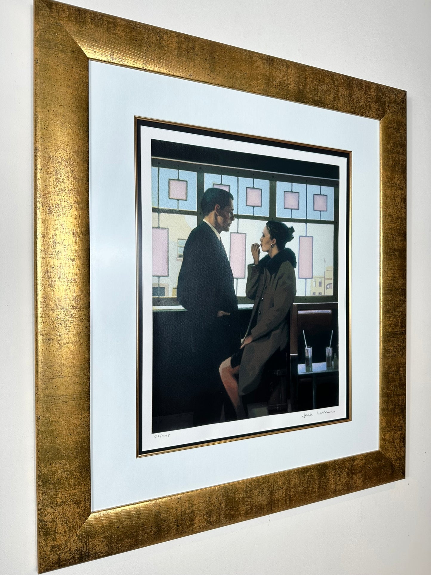 Jack Vettriano - Drifters Signed Limited Edition Silkscreen 58/295