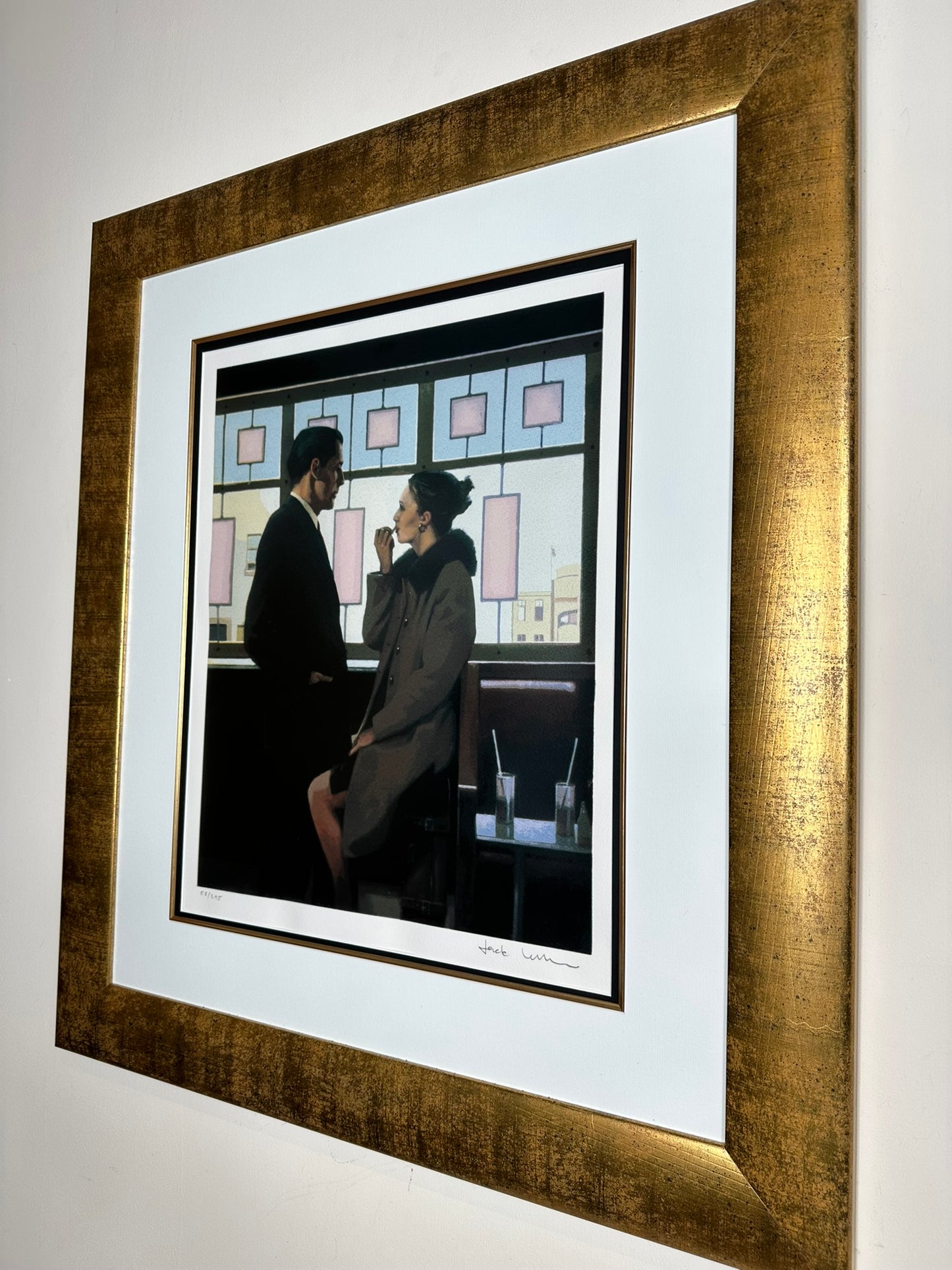 Jack Vettriano - Drifters Signed Limited Edition Silkscreen 58/295