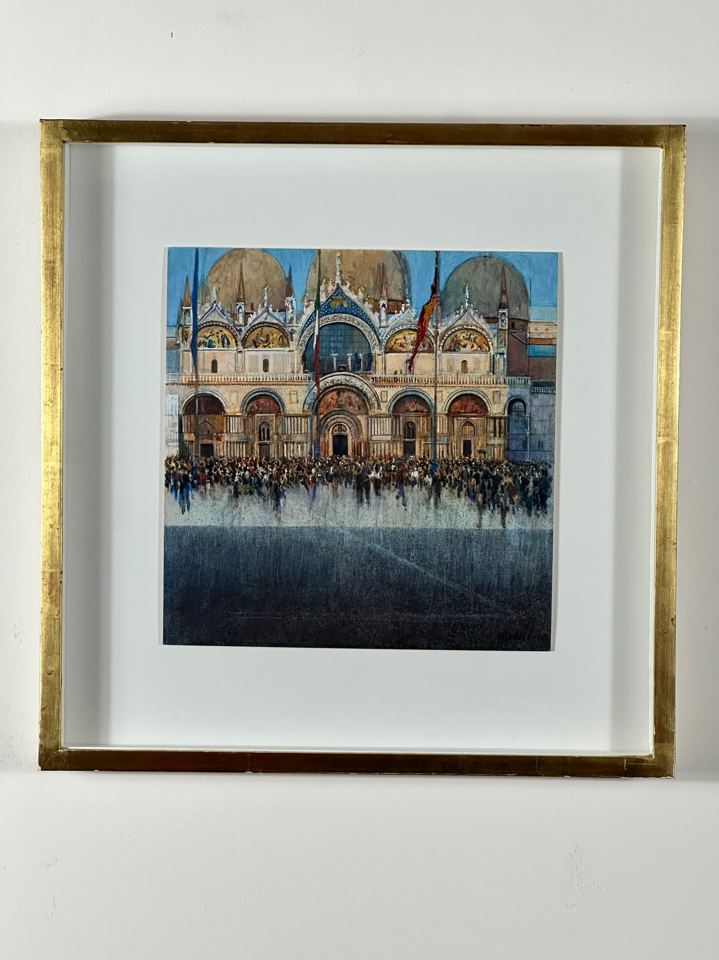 Angus McEwan - Lazy Afternoon at San Marco Original Watercolour