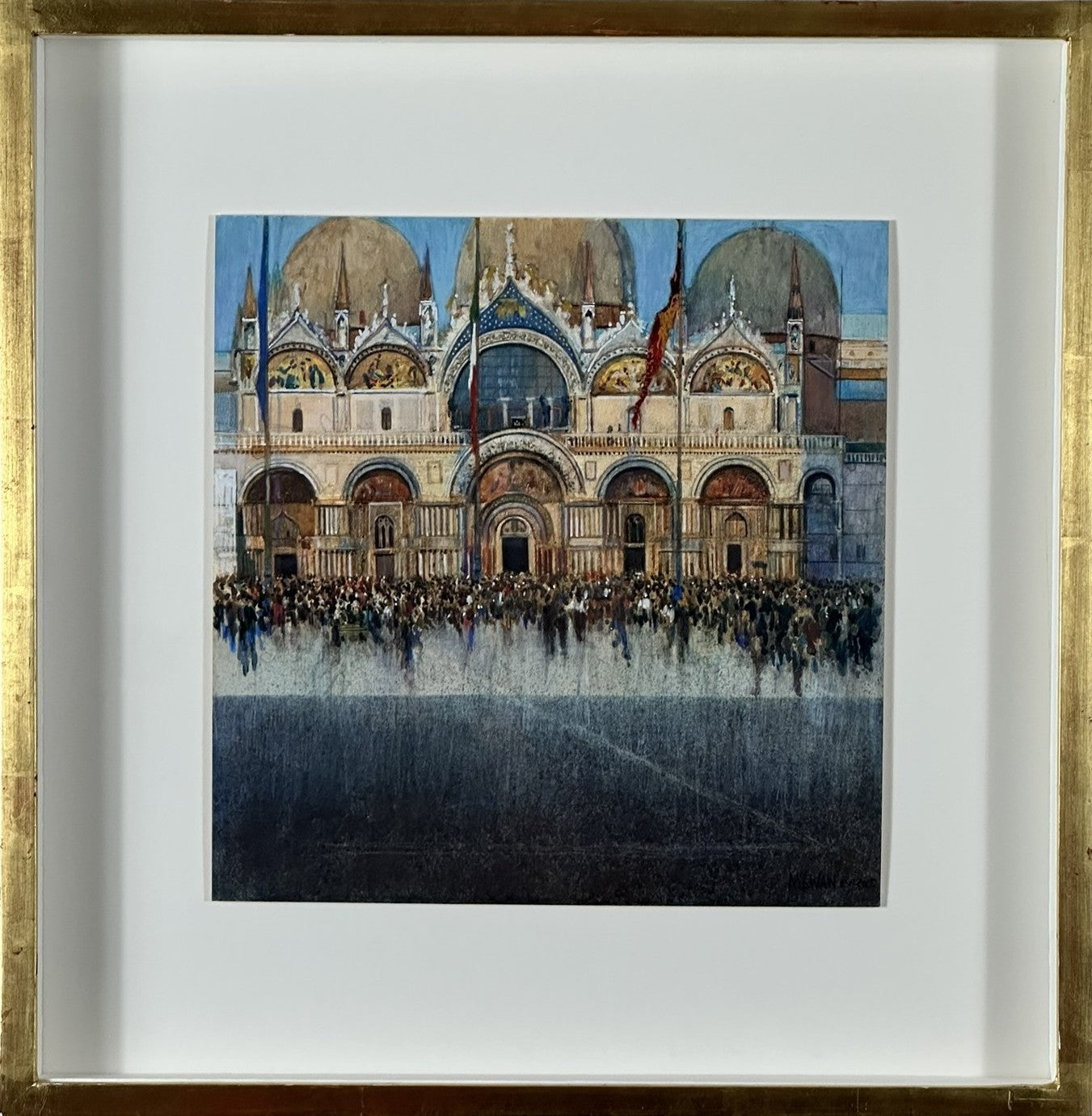 Angus McEwan - Lazy Afternoon at San Marco Original Watercolour